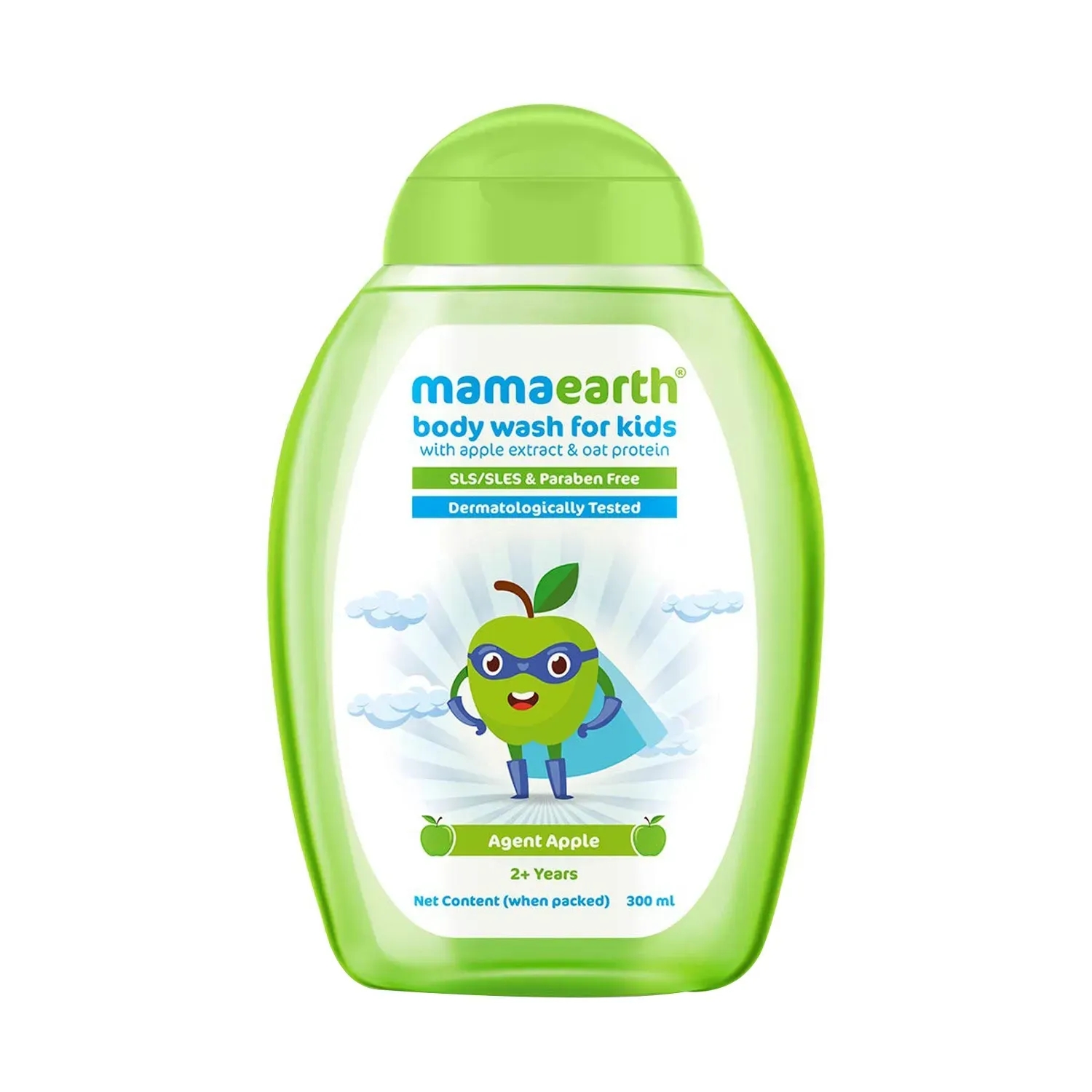 Mamaearth Agent Apple Body Wash For Kids 2+Year (300ml)