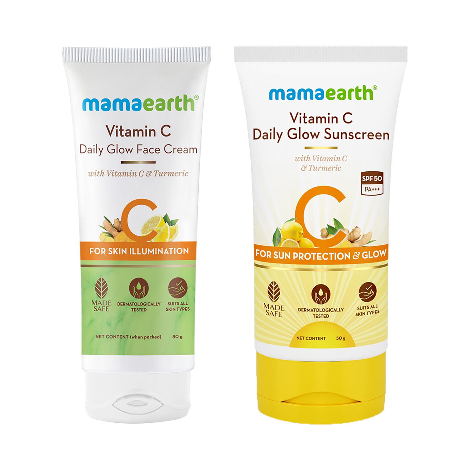 Mamaearth | Mamaearth Vitamin C Glow Getter Combo