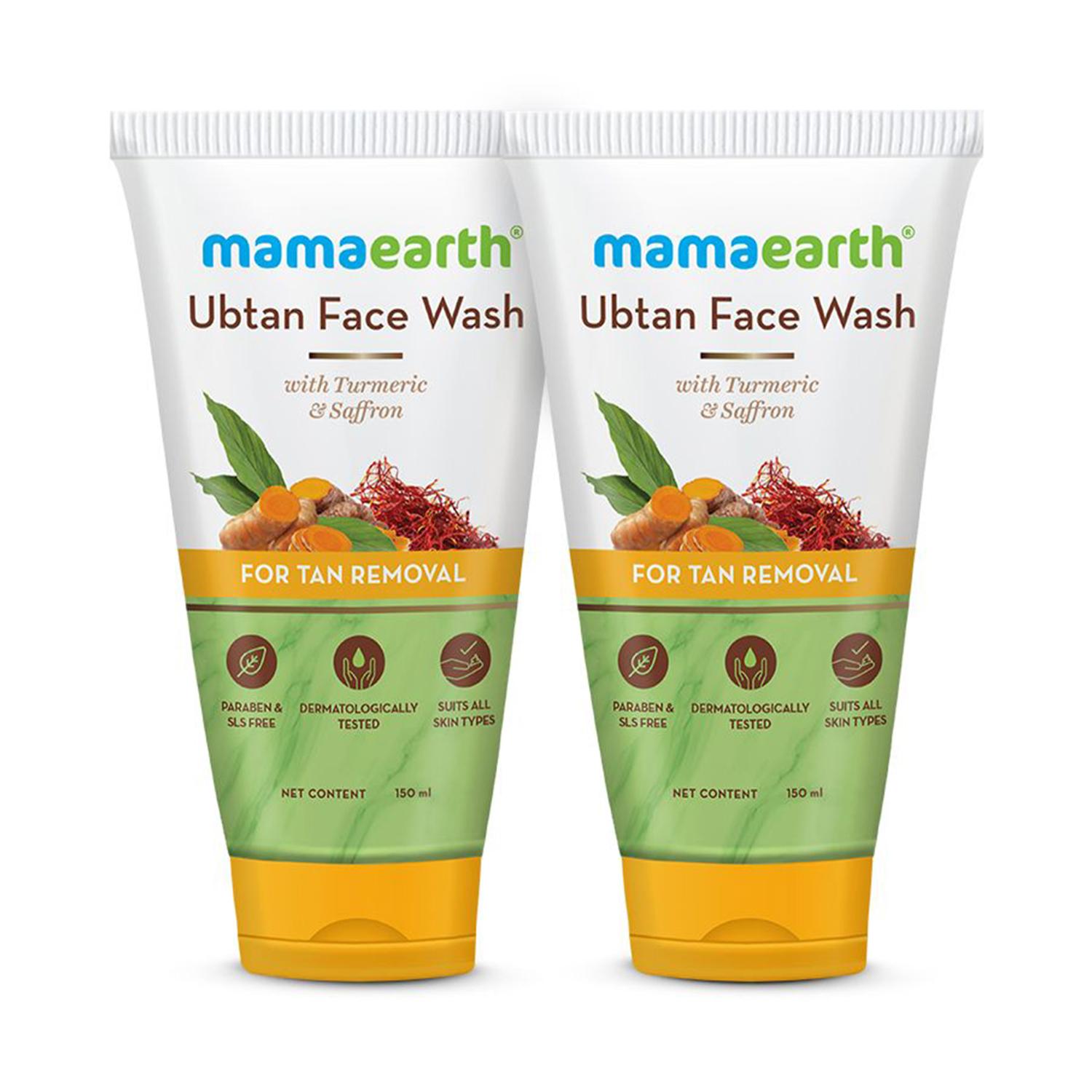 Mamaearth | Mamaearth Ubtan Face Wash Pack of 2 (300 ml)