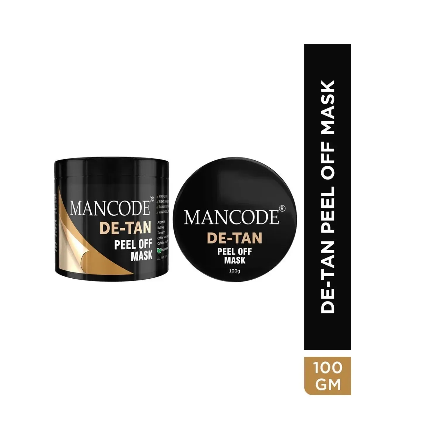 Mancode | Mancode De-Tan Peel Off Mask - (100g)