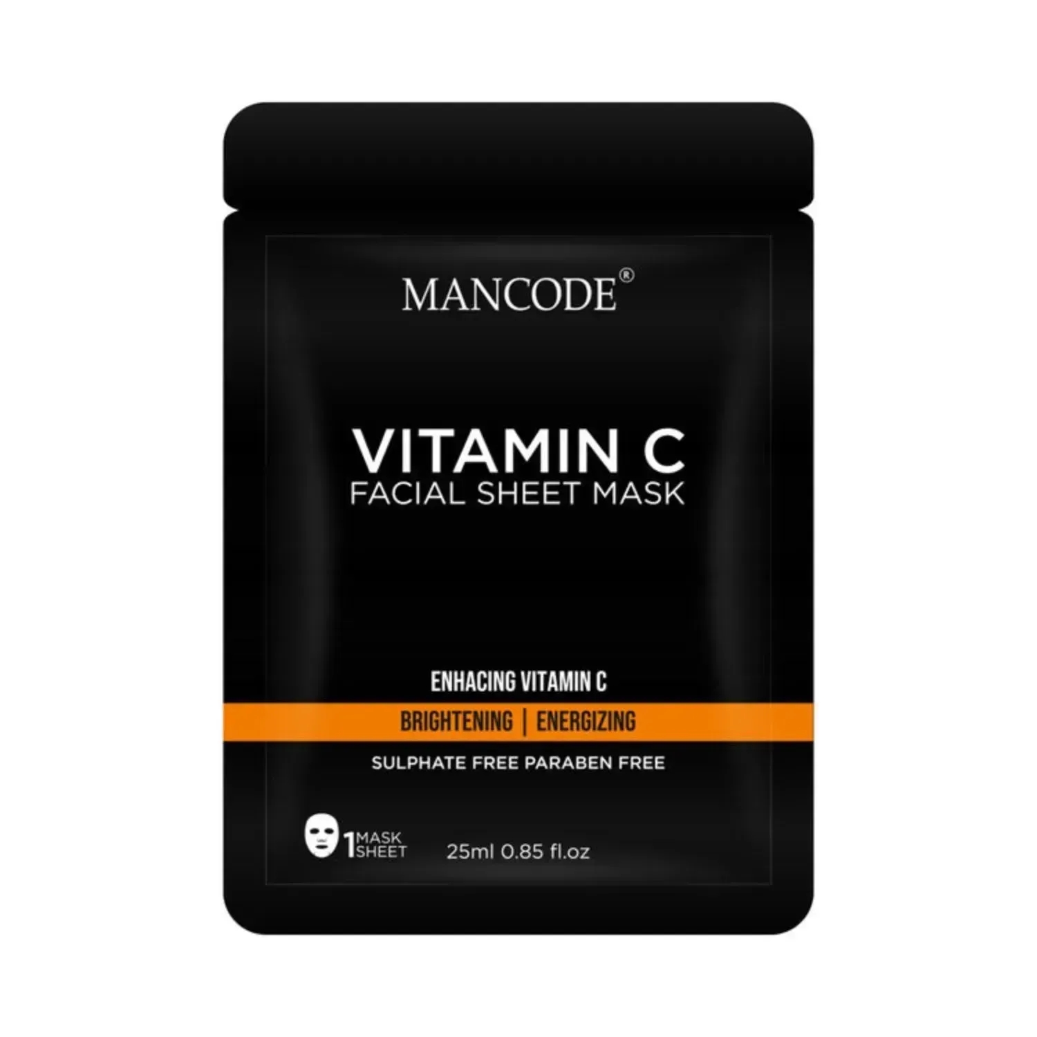 Mancode | Mancode Vitamin C Facial Sheet Mask - (25ml)