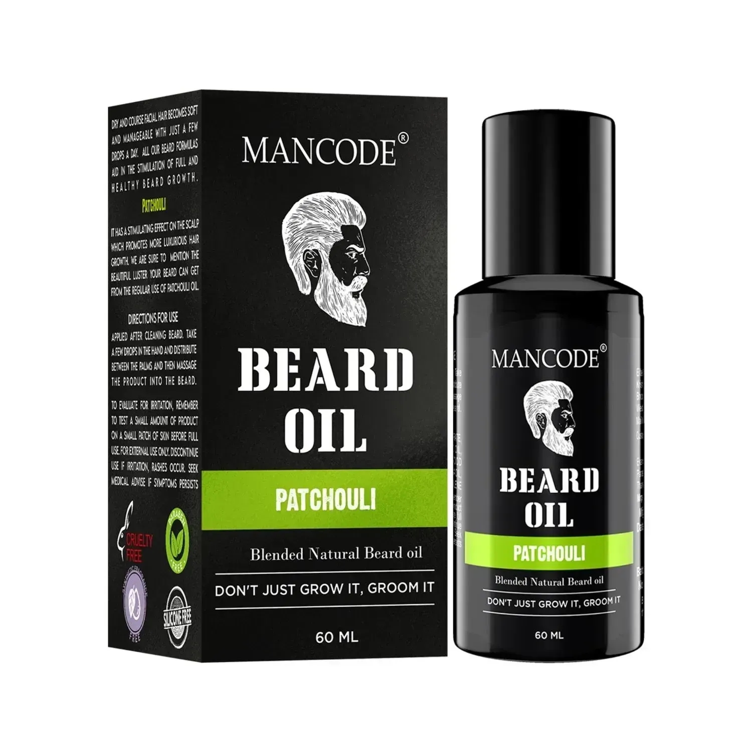 Mancode | Mancode Patchouli Beard Oil - (60ml)