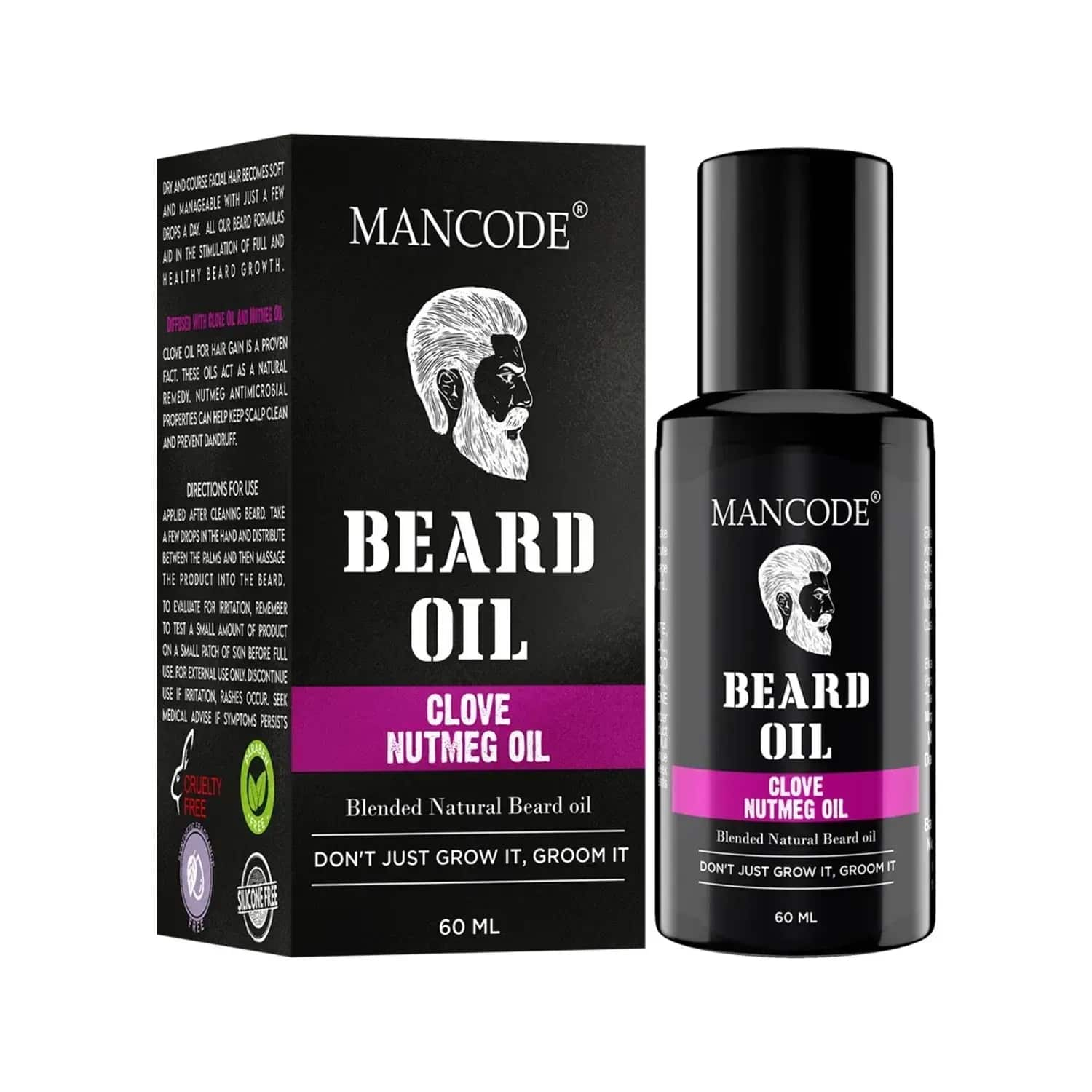 Mancode | Mancode Clove & Nutmeg Beard Oil - (60ml)