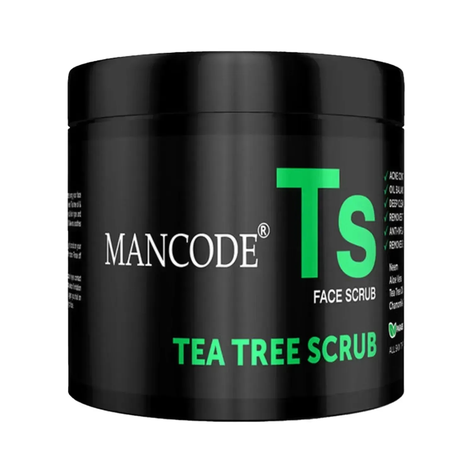 Mancode | Mancode Tea Tree Face Scrub - (100g)