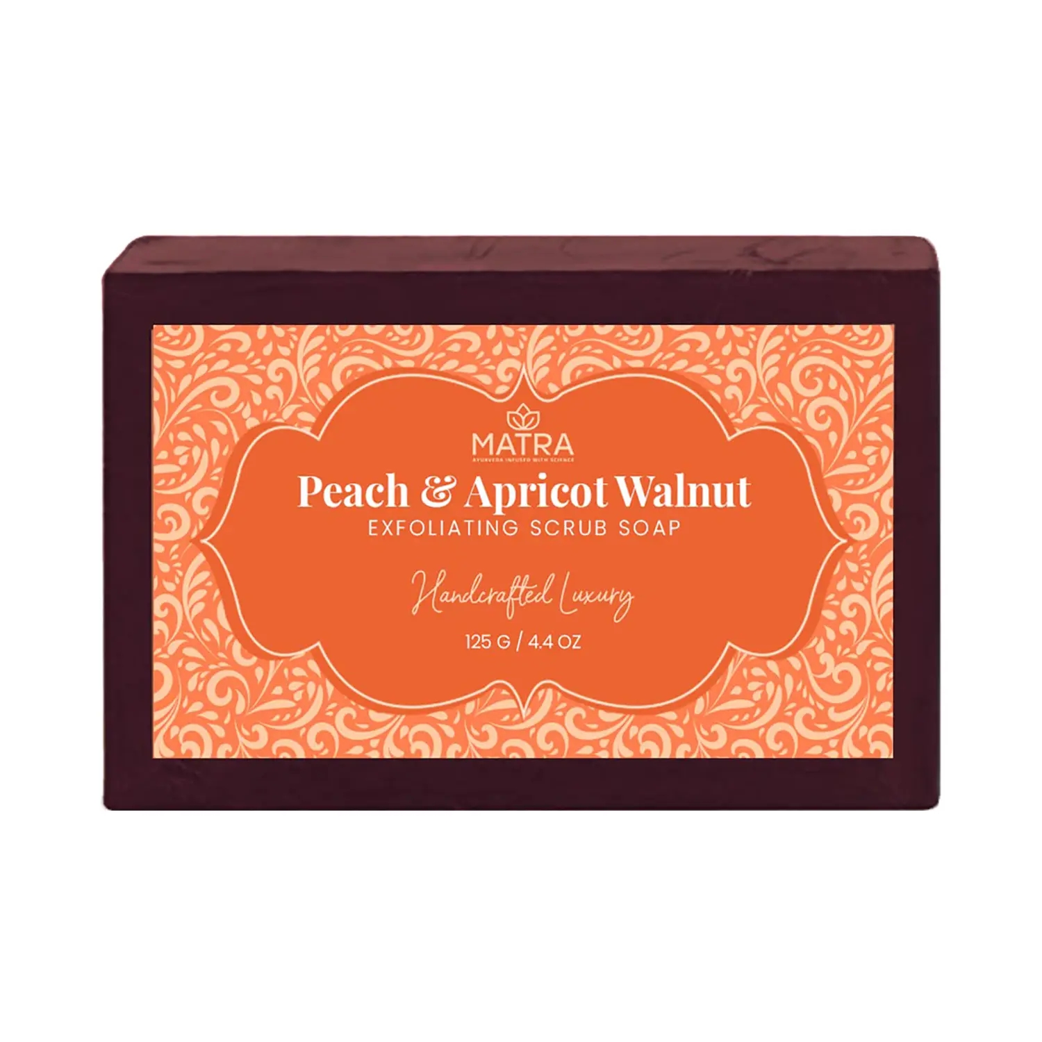Matra Peach Apricot And Walnut Scrub Soap (125g)