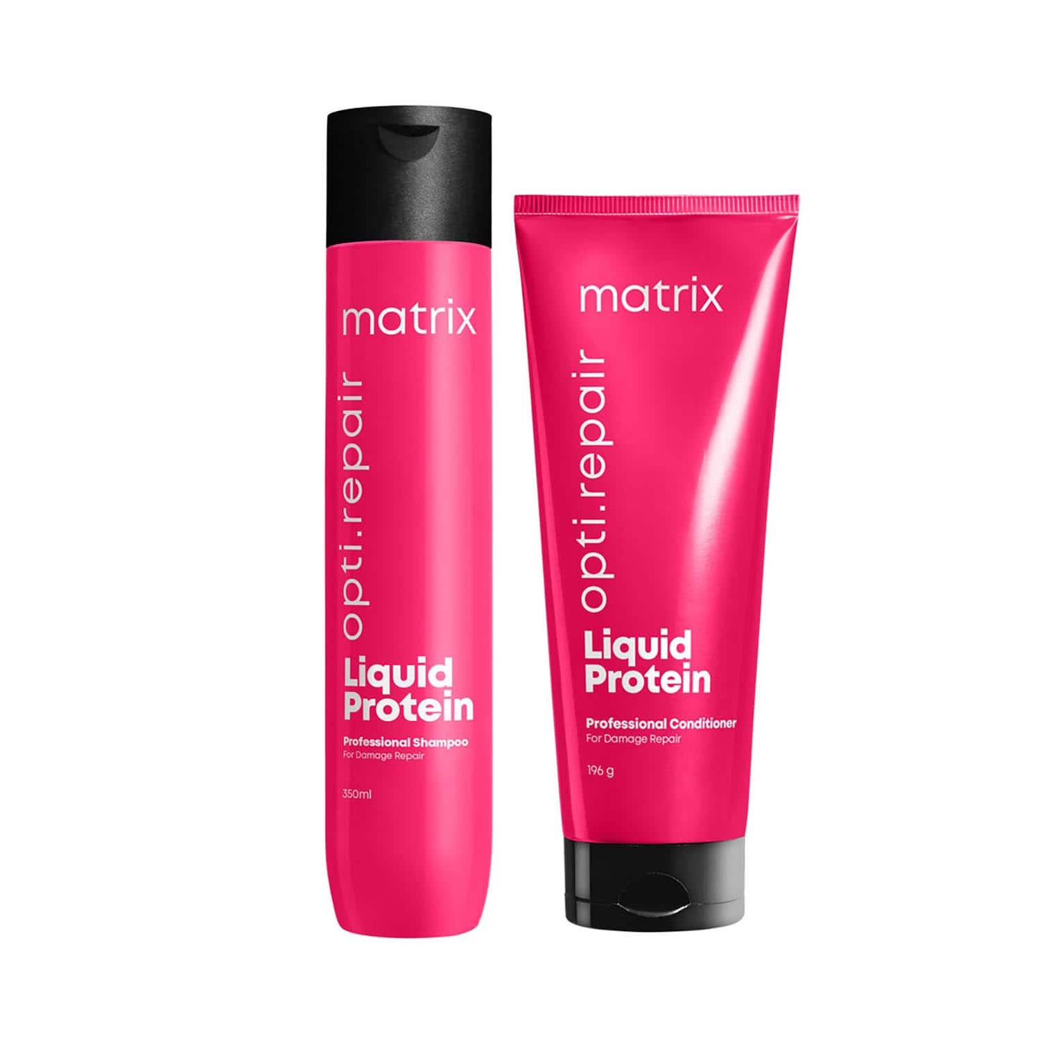 Matrix | Matrix Opti.Repair Shampoo & Conditioner for Damaged Hair with Liquid Proteins (350 ml + 196 g)