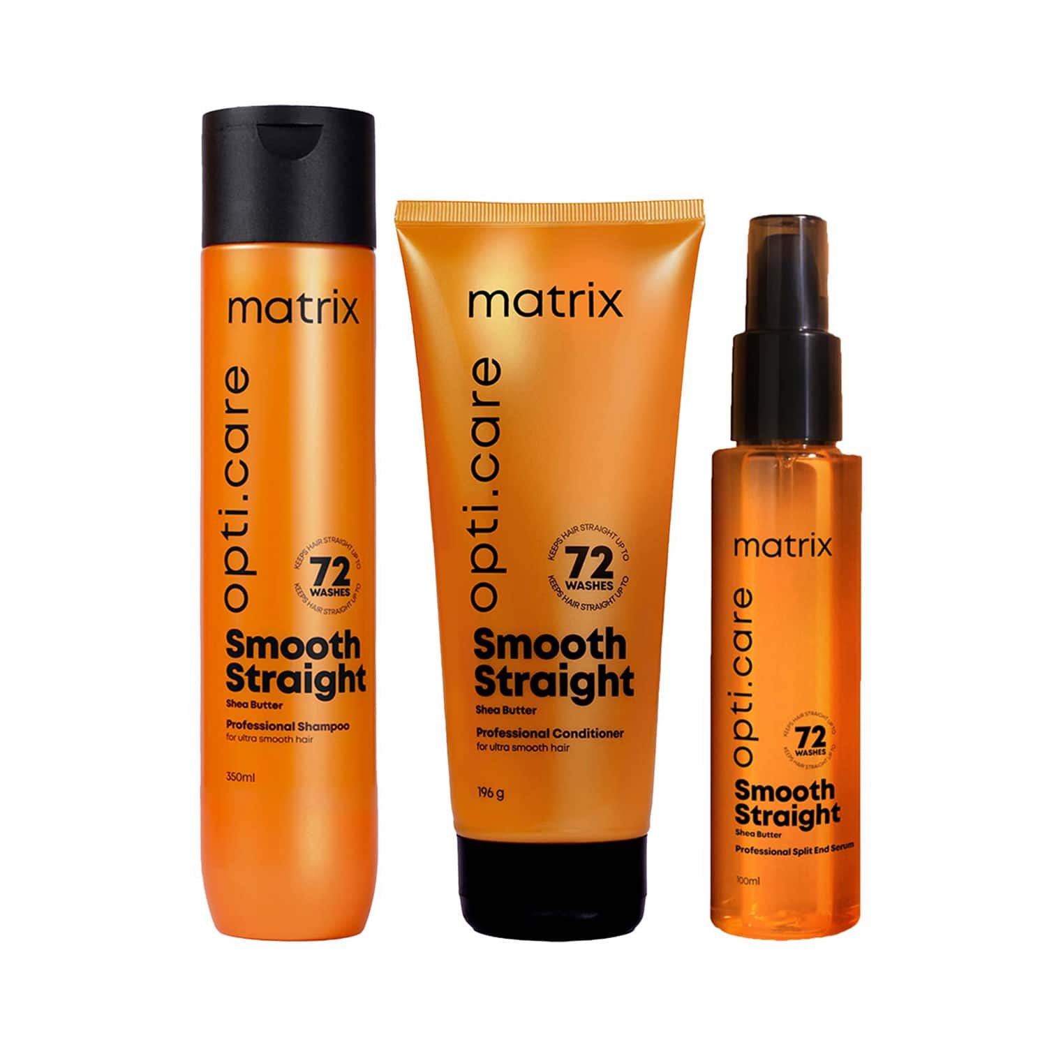 Matrix | Matrix Opti.Care Shampoo & Conditioner for Frizzy Hair 96Hr Frizz Control (350 ml+196 g+100 ml)