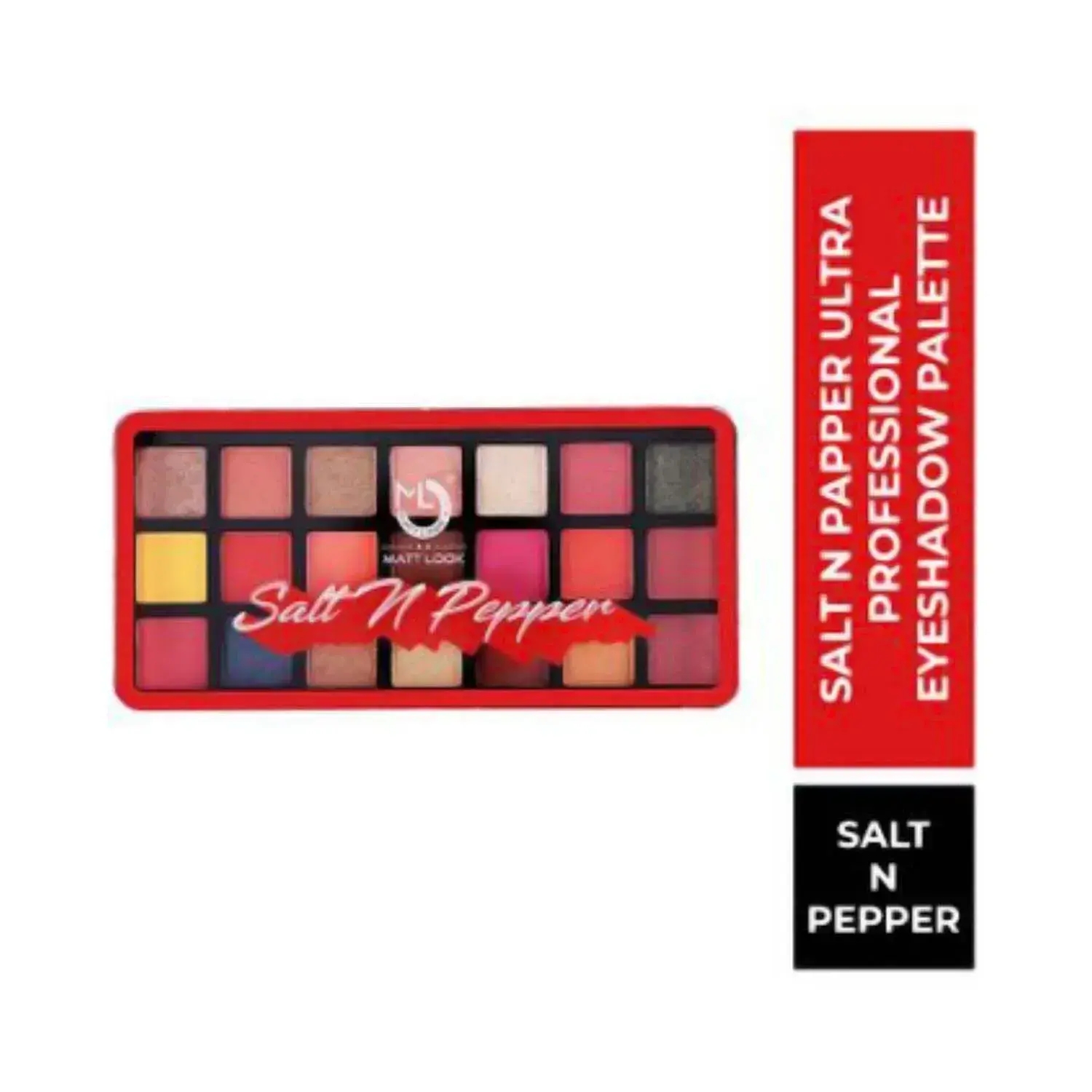 Matt Look | Matt Look Salt N Pepper Ultra Professional Eyeshadow Palette - 01 Multicolor (21g)