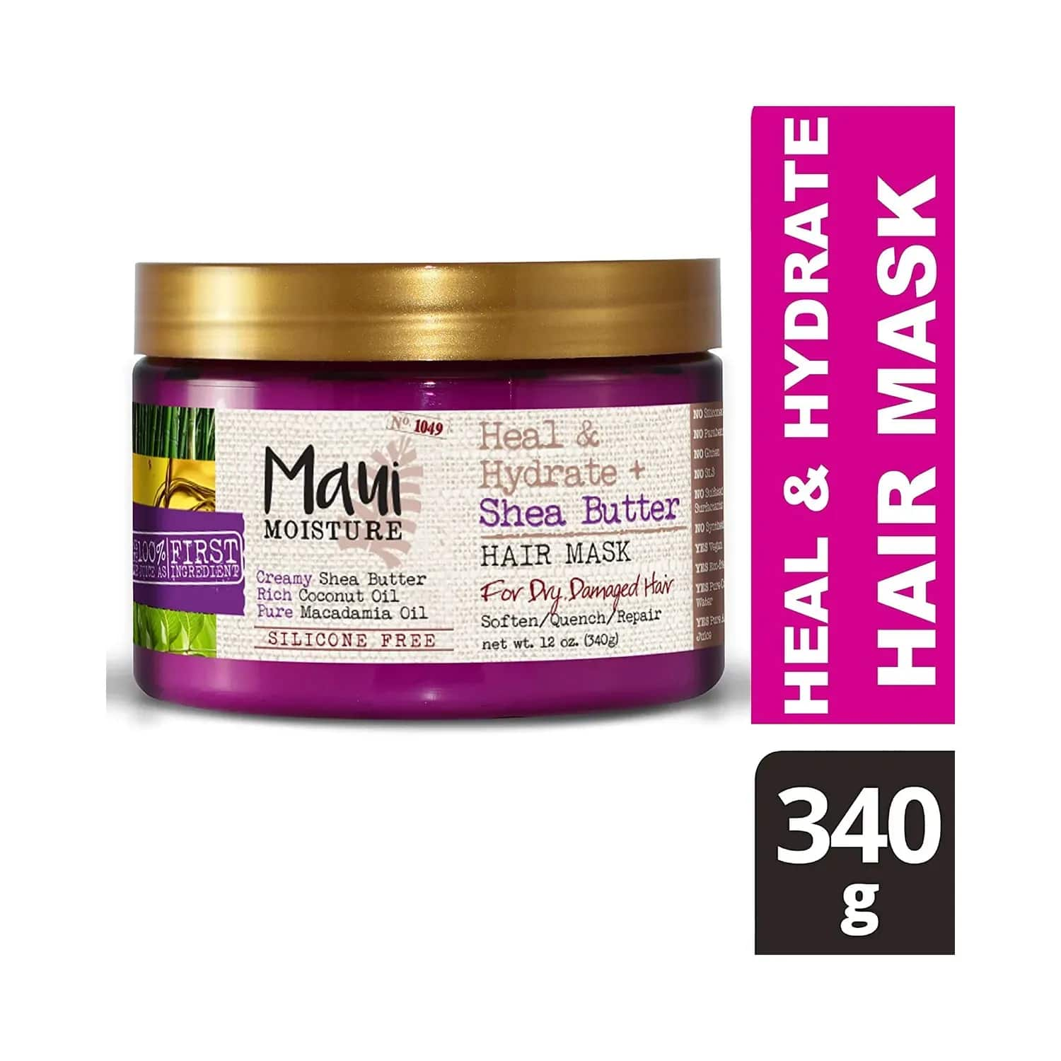 Maui Moisture | Maui Moisture Revive & Hydrate Shea Butter Hair Mask (340g)