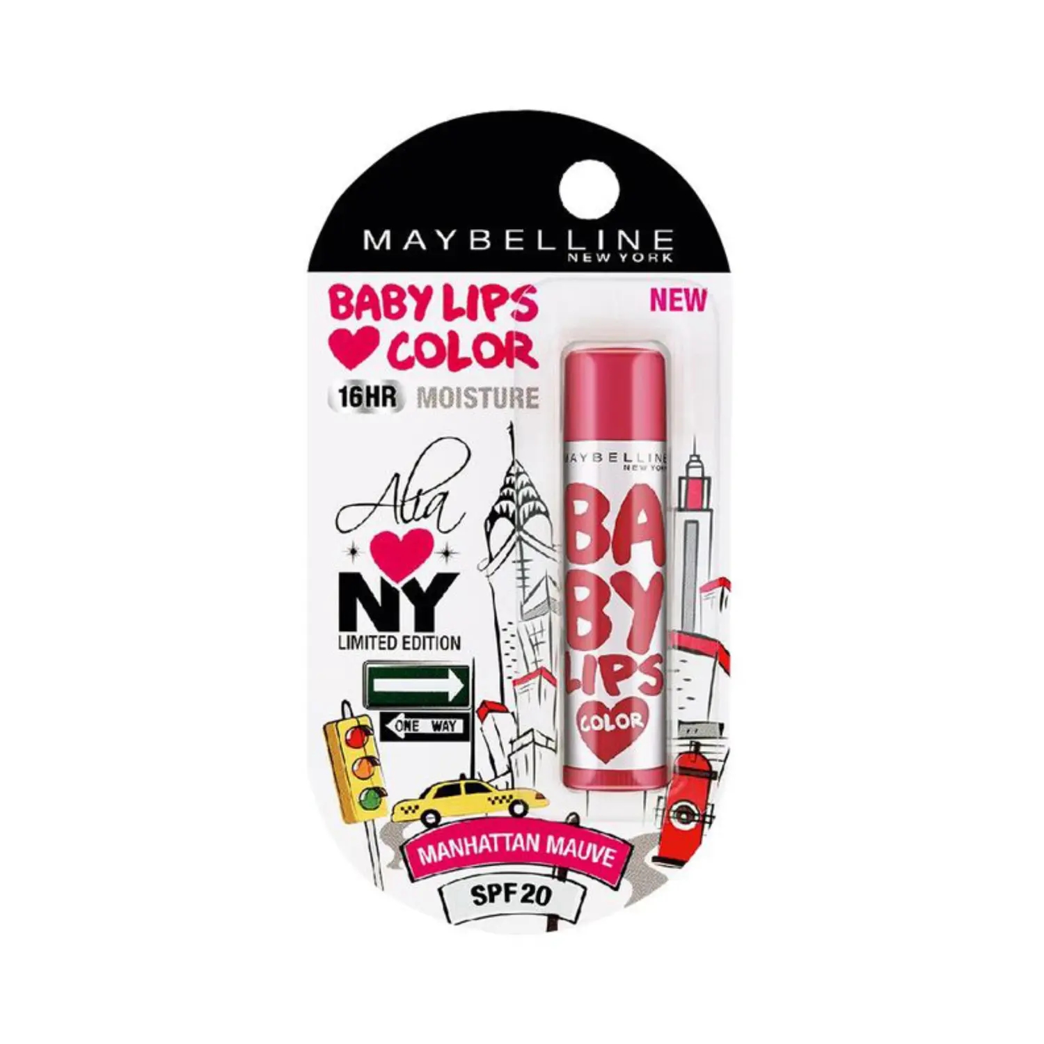 Maybelline New York | Maybelline New York Baby Lips Colour Limited Edition Lip Balm - Manhattan Mauve (4g)