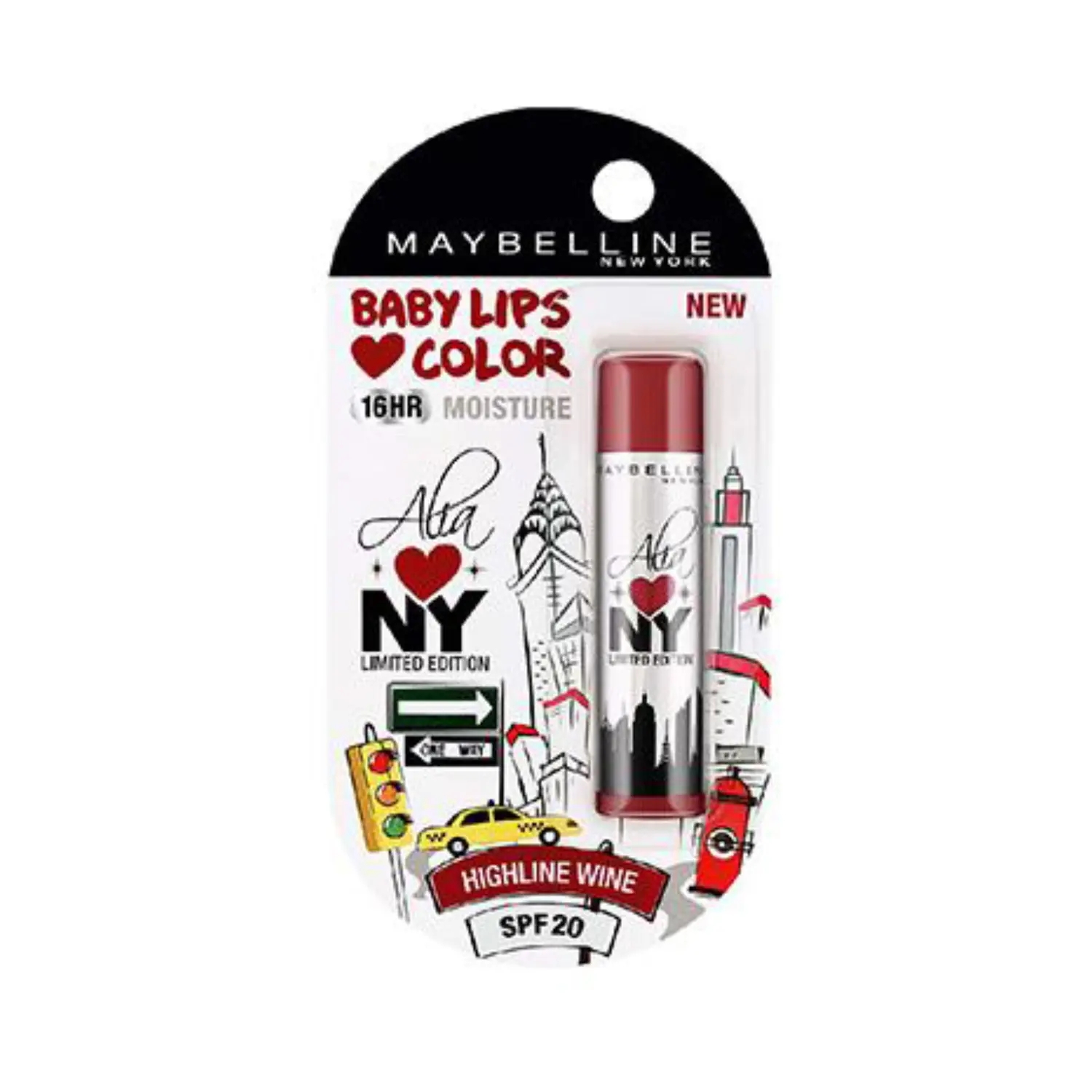 Maybelline New York | Maybelline New York Baby Lips Colour Limited Edition Lip Balm - Highline Wine (4g)