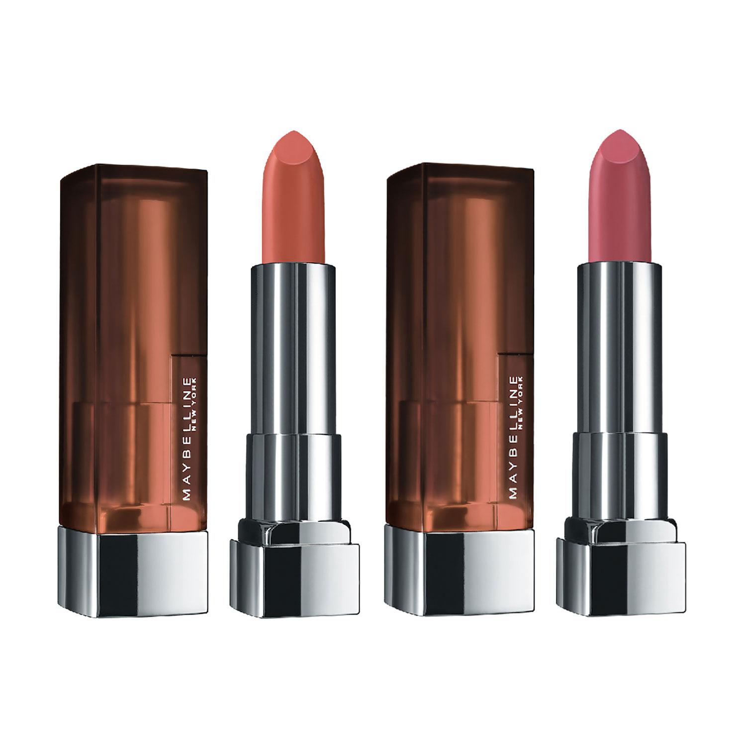 Maybelline New York | Maybelline New York Color Sensational Creamy Matte Lipstick Pack of 2 (Shades 657 & 660)