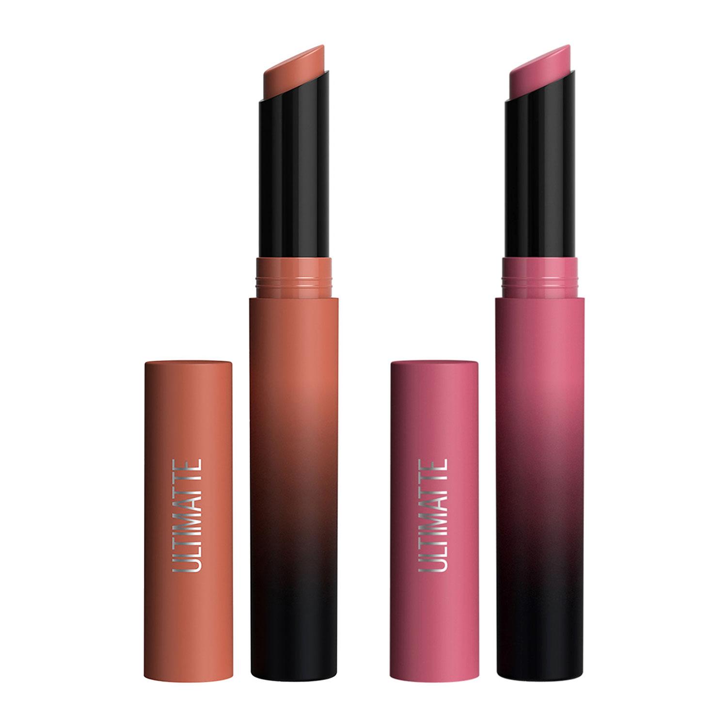 Maybelline New York | Maybelline New York Color Sensational Ultimattes Lipstick Pack of 2 (Shades 599 & 799)