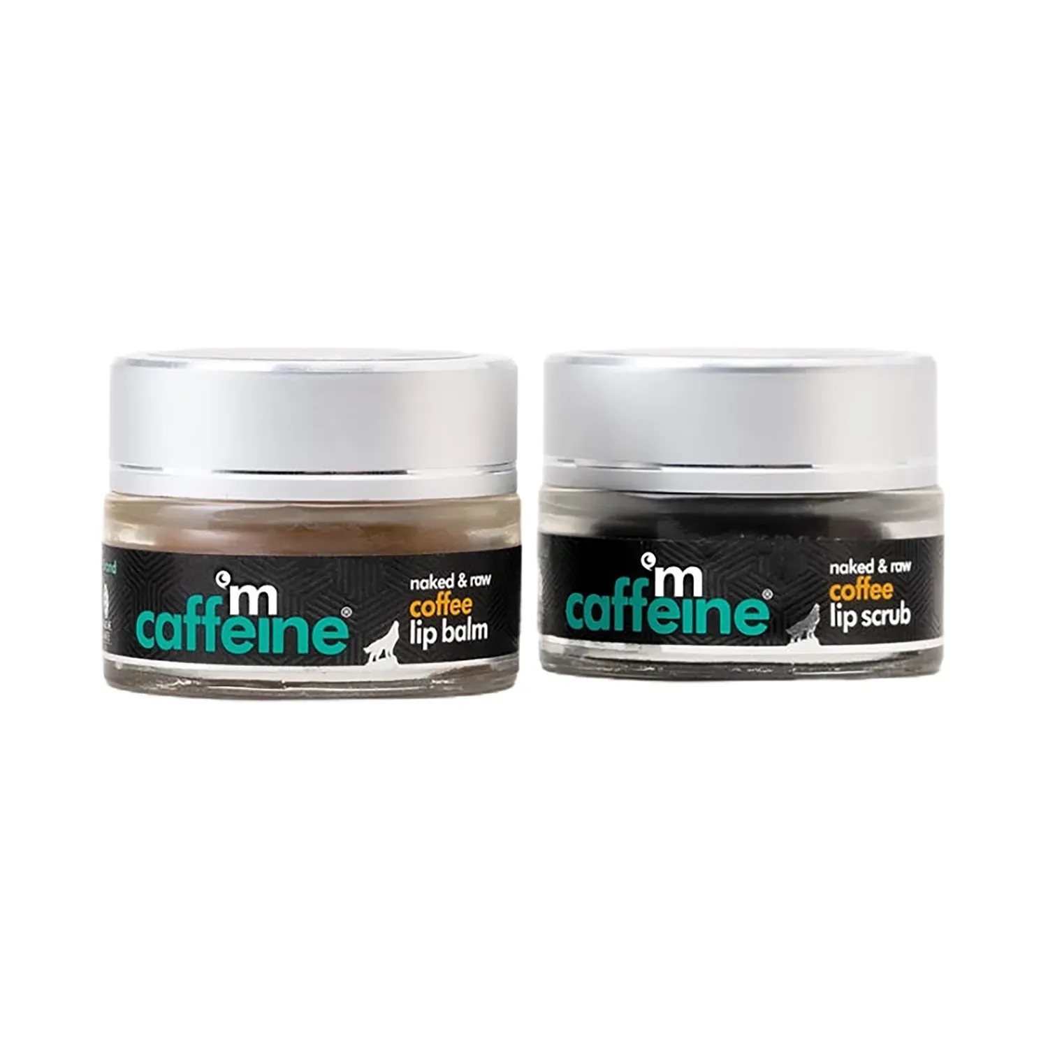 mCaffeine Quick Coffee Sip Lip Scrub & Balm Kit - (2 Pcs)