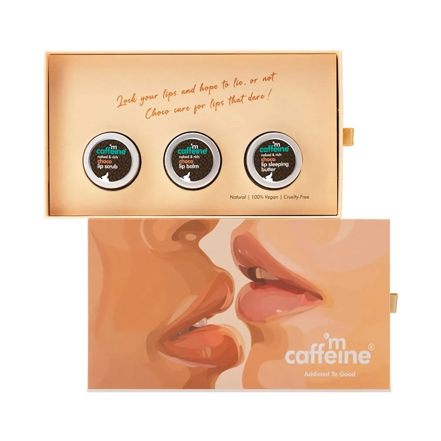 mCaffeine | mCaffeine Choco Kissed Lip Gift Kit (36 g)