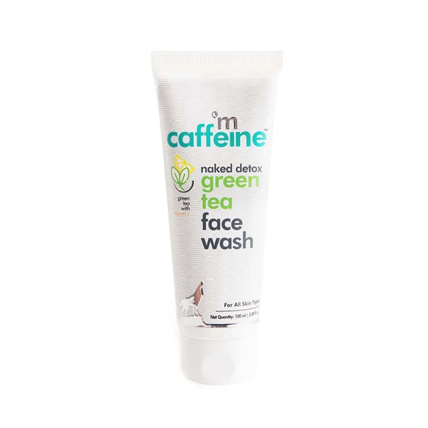 mCaffeine | mCaffeine Naked Detox Dirt Removal Green Tea Face Wash - (100ml)