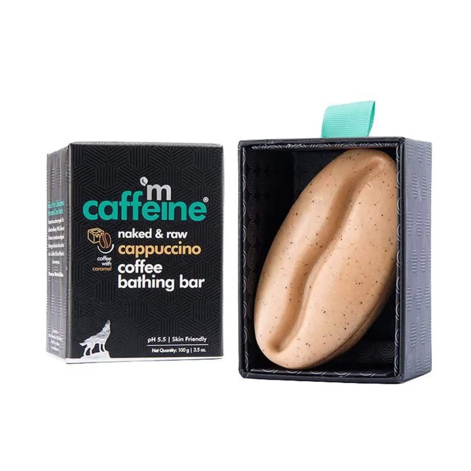 mCaffeine | mCaffeine Naked & Raw Cappuccino Coffee Bathing Bar Soap - (100g)