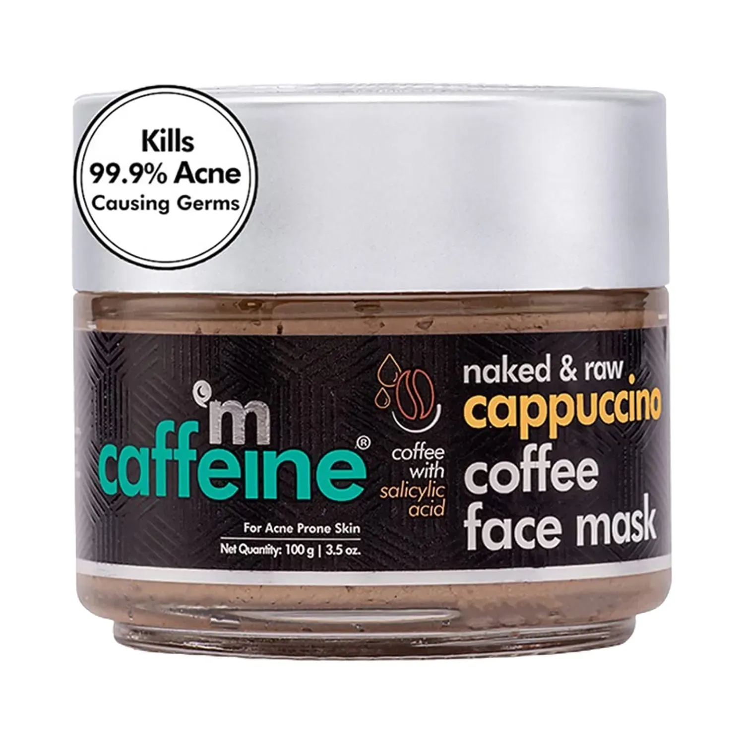 mCaffeine | mCaffeine Cappuccino Coffee Face Mask with Salicylic Acid - (100g)