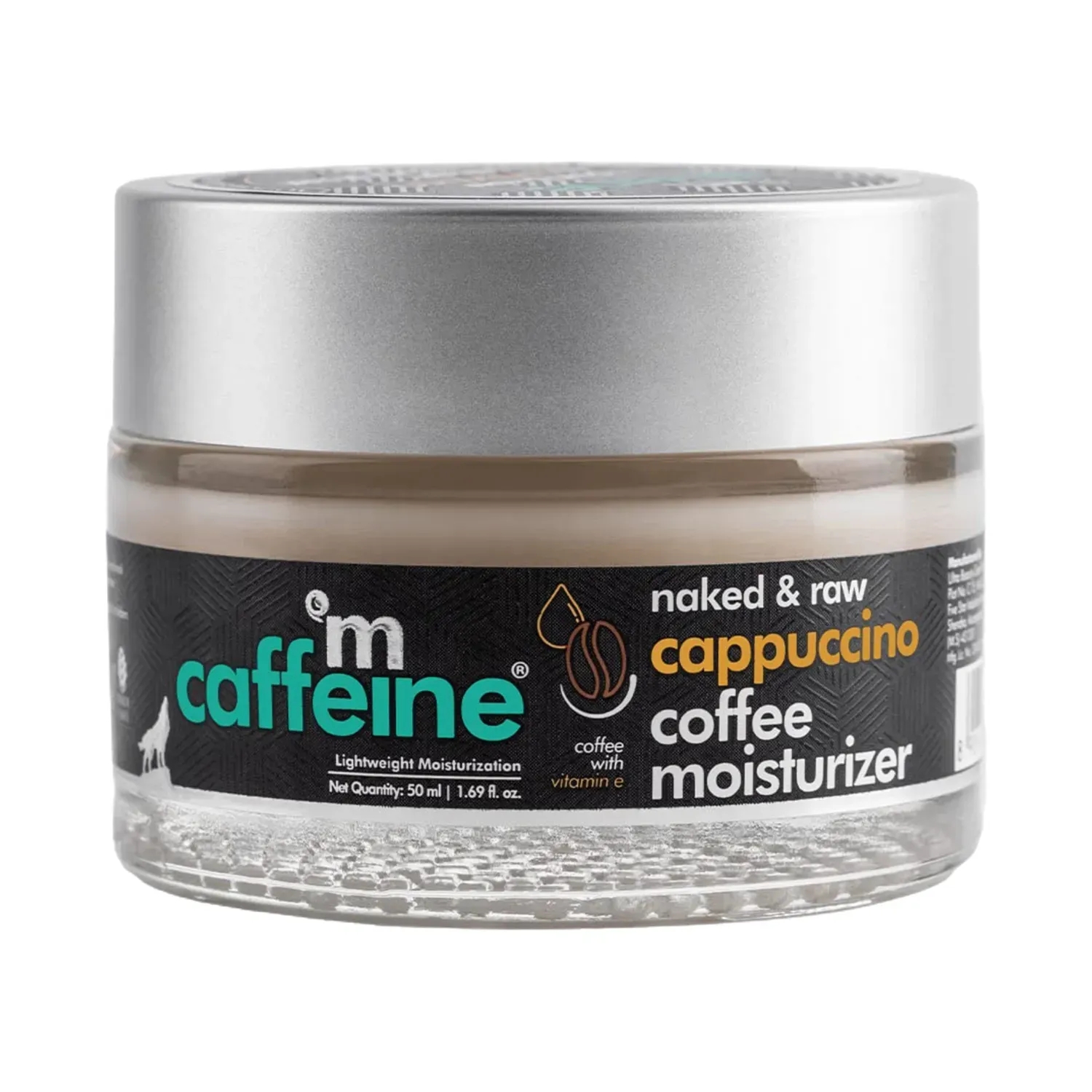 mCaffeine Lightweight Cappuccino Coffee Moisturiser with Vitamin E & Almond Milk - (50ml)