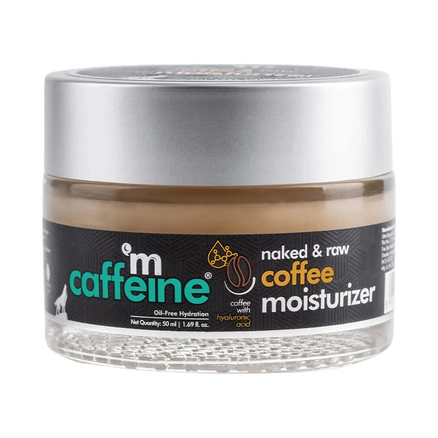 mCaffeine Oil-Free Coffee Moisturiser with Hyaluronic Acid & Pro Vitamin B5 - (50ml)
