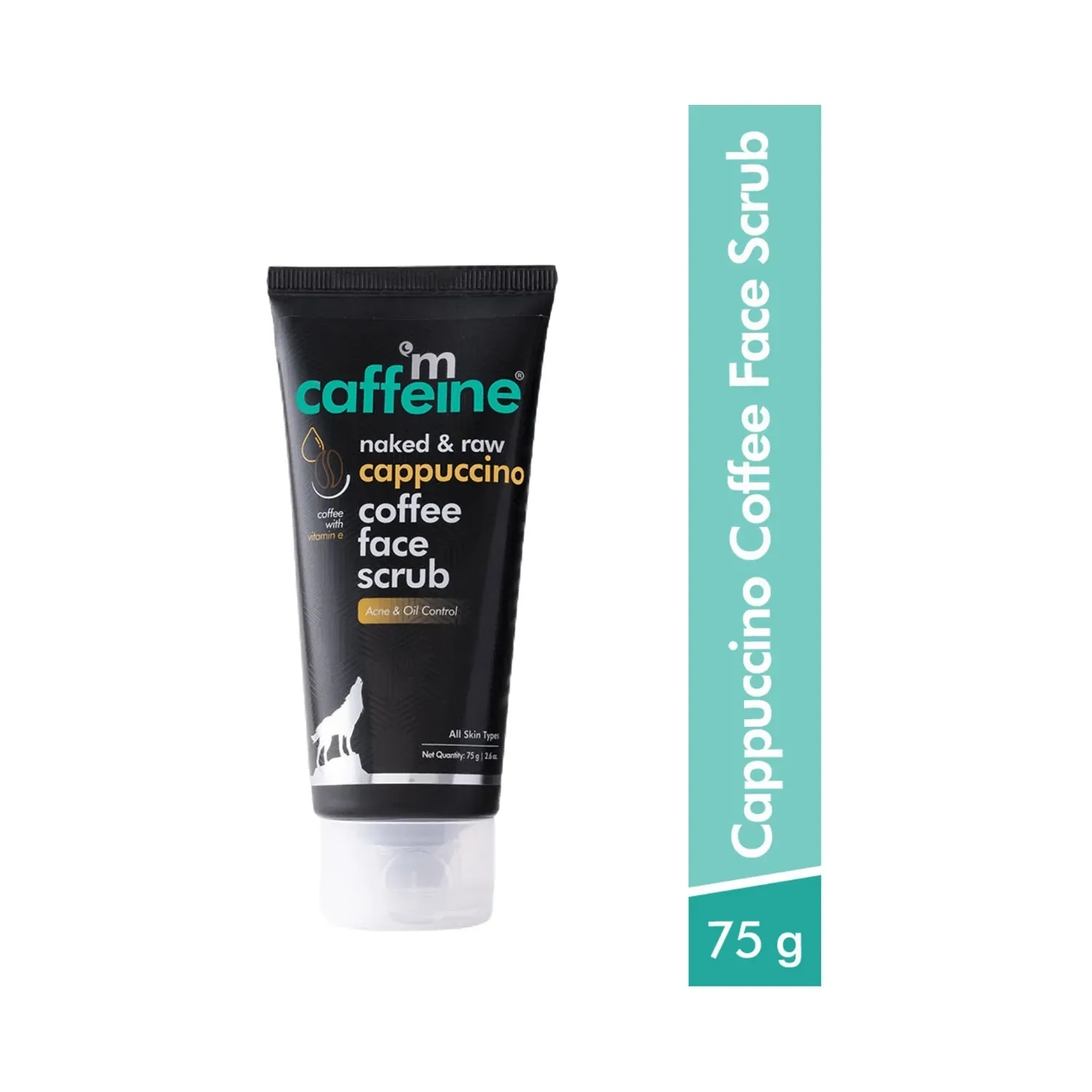 mCaffeine | mCaffeine Naked & Raw Cappuccino Coffee Face Scrub - (75g)
