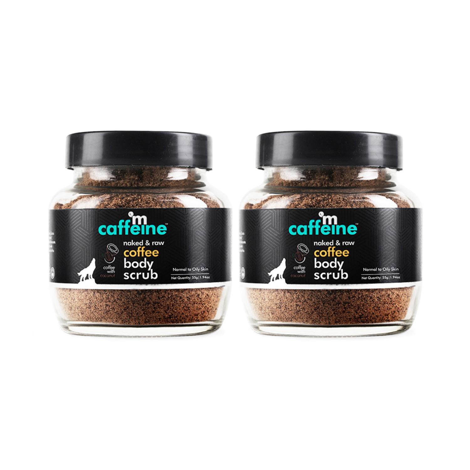 mCaffeine | mCaffeine Coffee Body Scrub for Tan Removal Exfoliation & Soft-Smooth Skin Scrub Combo