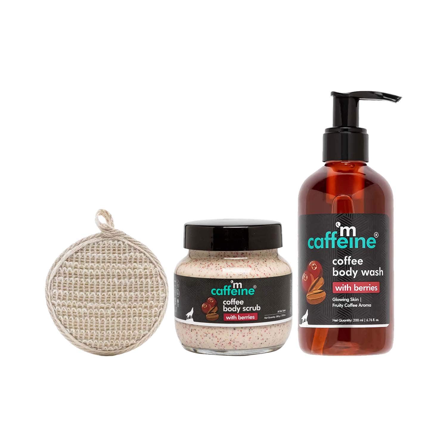 mCaffeine | mCaffeine Berries Body Essentials Shower Kit