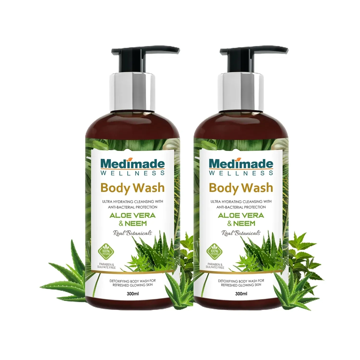 Medimade | Medimade Aloe Vera & Neem Body Wash (2Pcs)