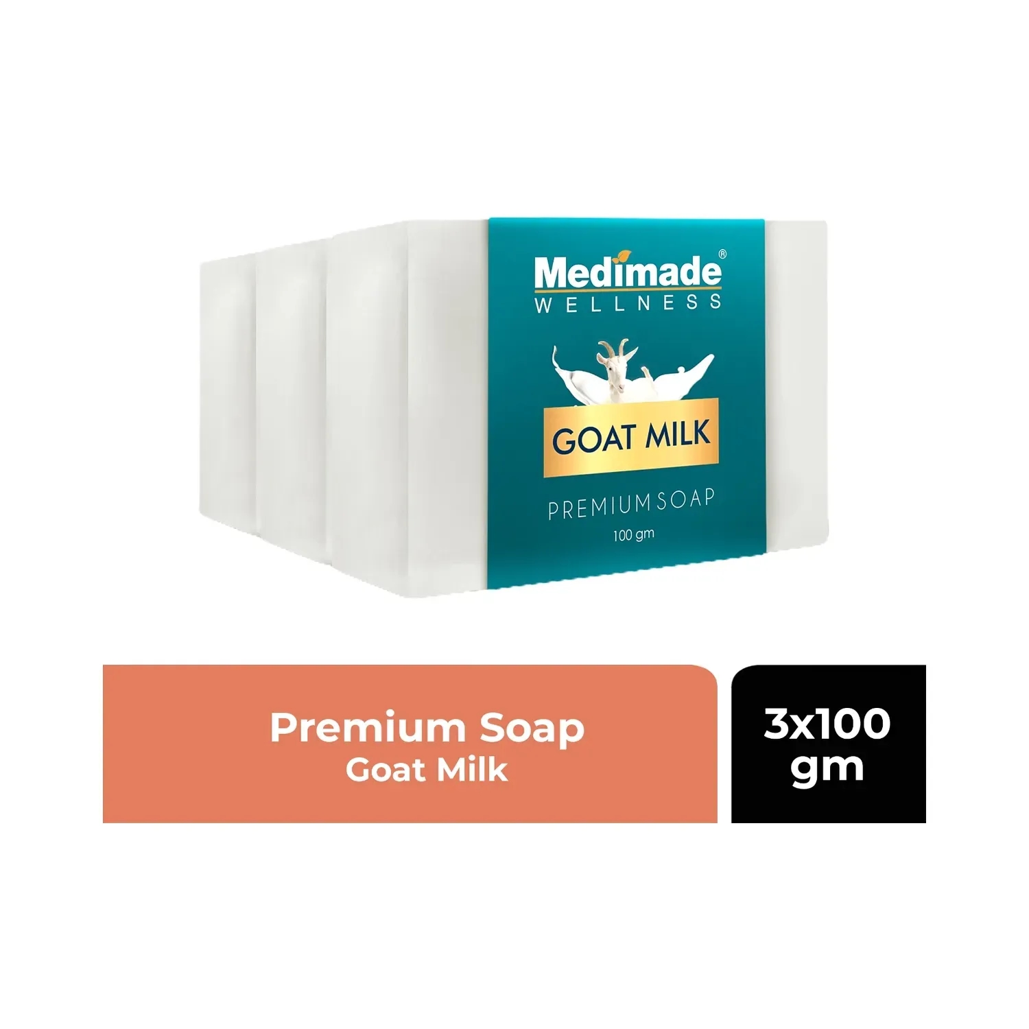 Medimade | Medimade Goat Milk Premium Soap (3Pcs)