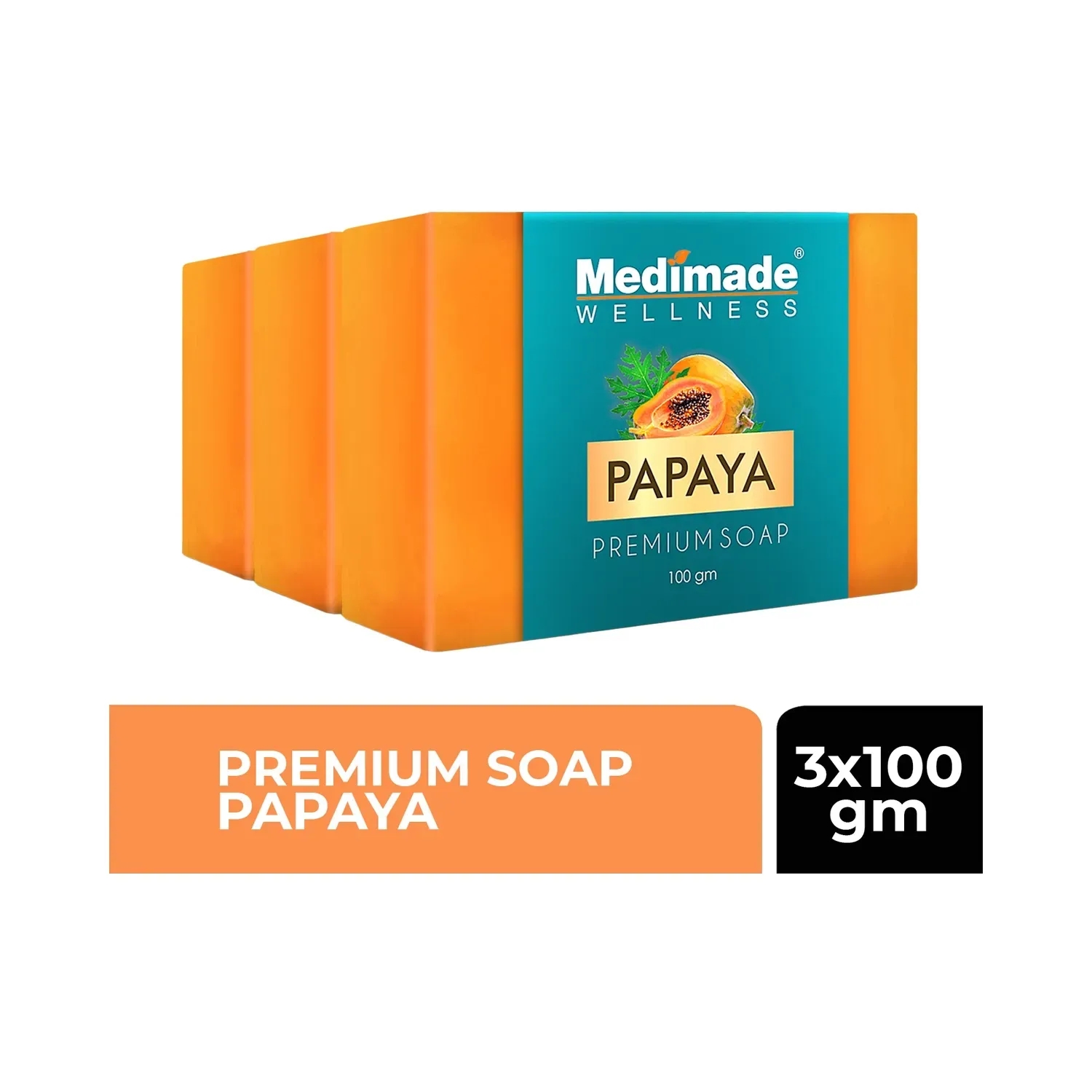 Medimade | Medimade Papaya Premium Soap (3Pcs)