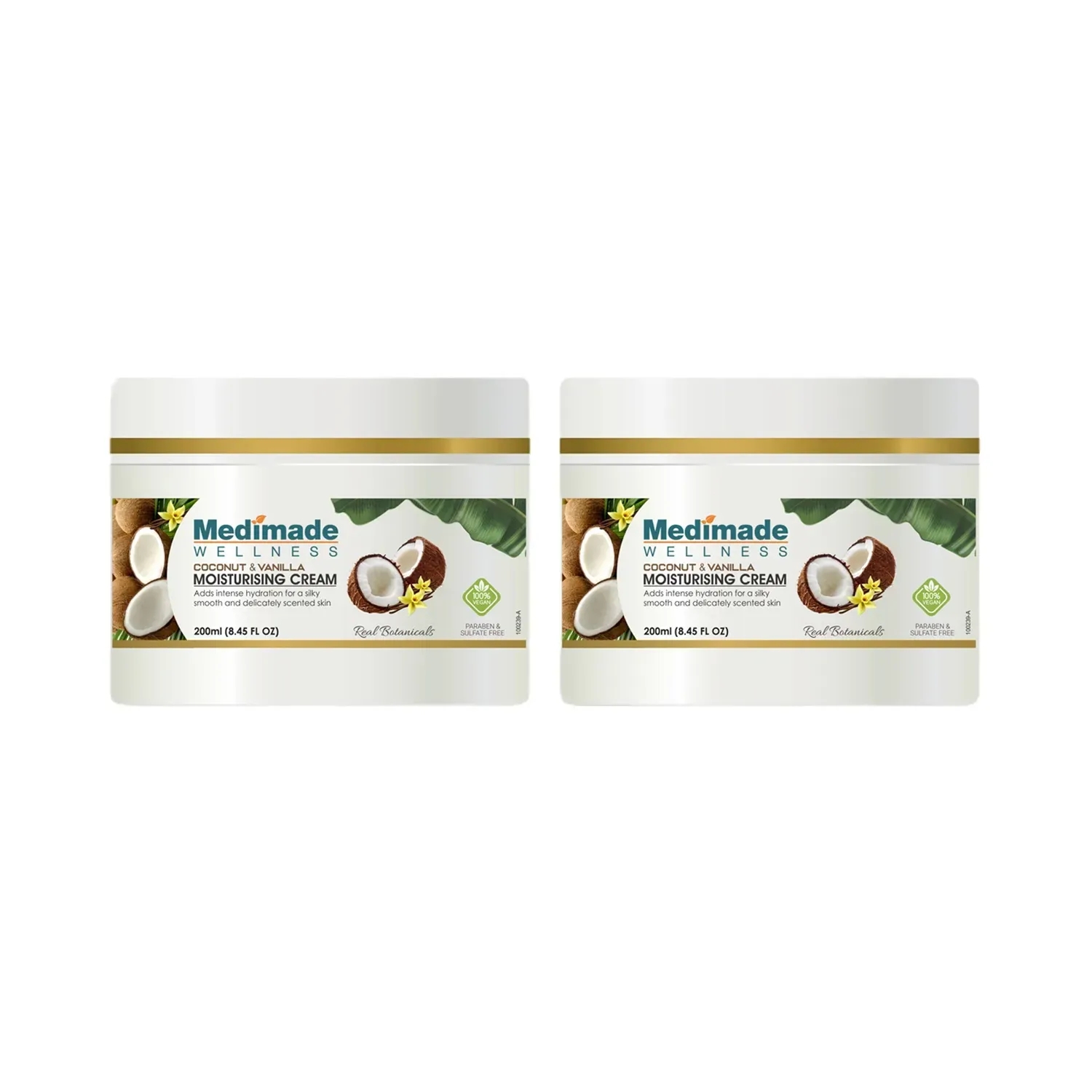 Medimade | Medimade Coconut & Vanilla Moisturising Cream (2Pcs)