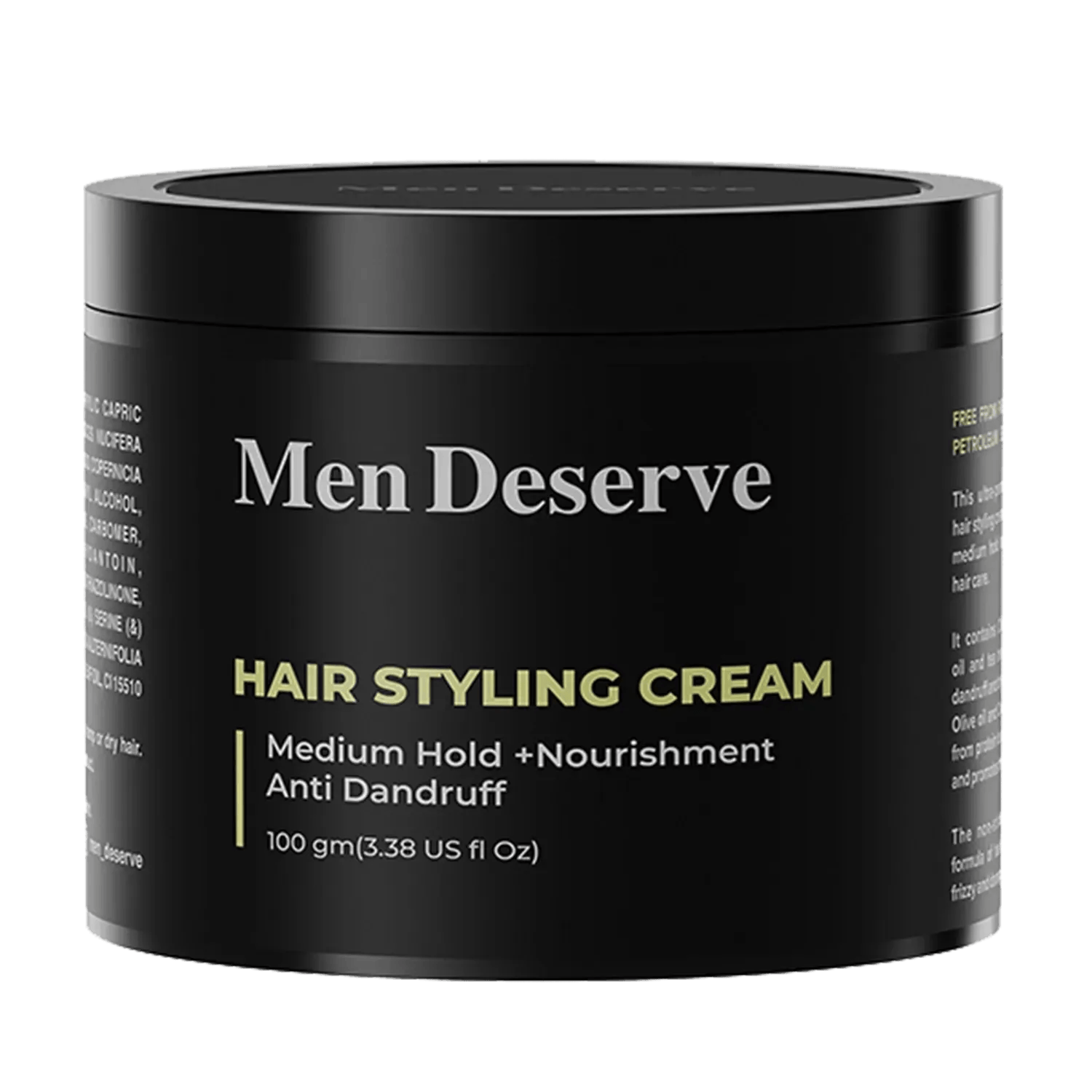 Men Deserve | Men Deserve Medium Hold Hair Styling Cream (100g)