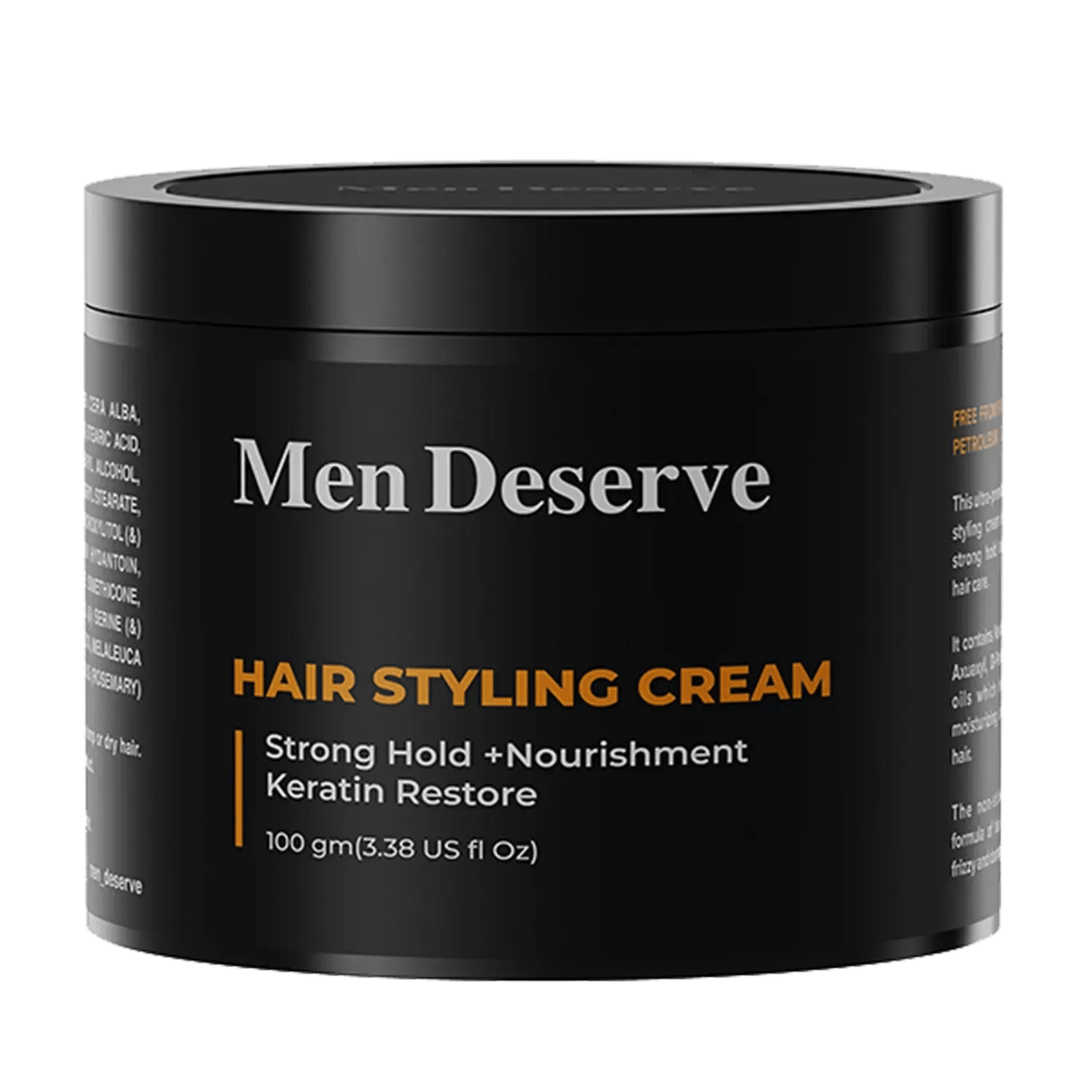 Men Deserve | Men Deserve Strong Hold Hair Styling Cream (100g)