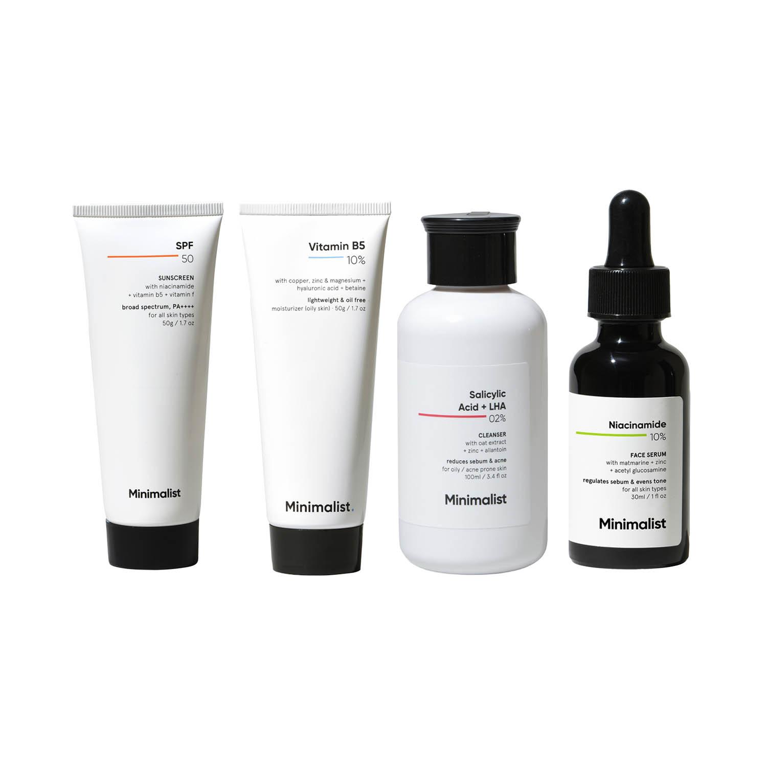 Minimalist | Minimalist Daily Skincare Routine For Oily & Acne Prone Skin Csms Combo