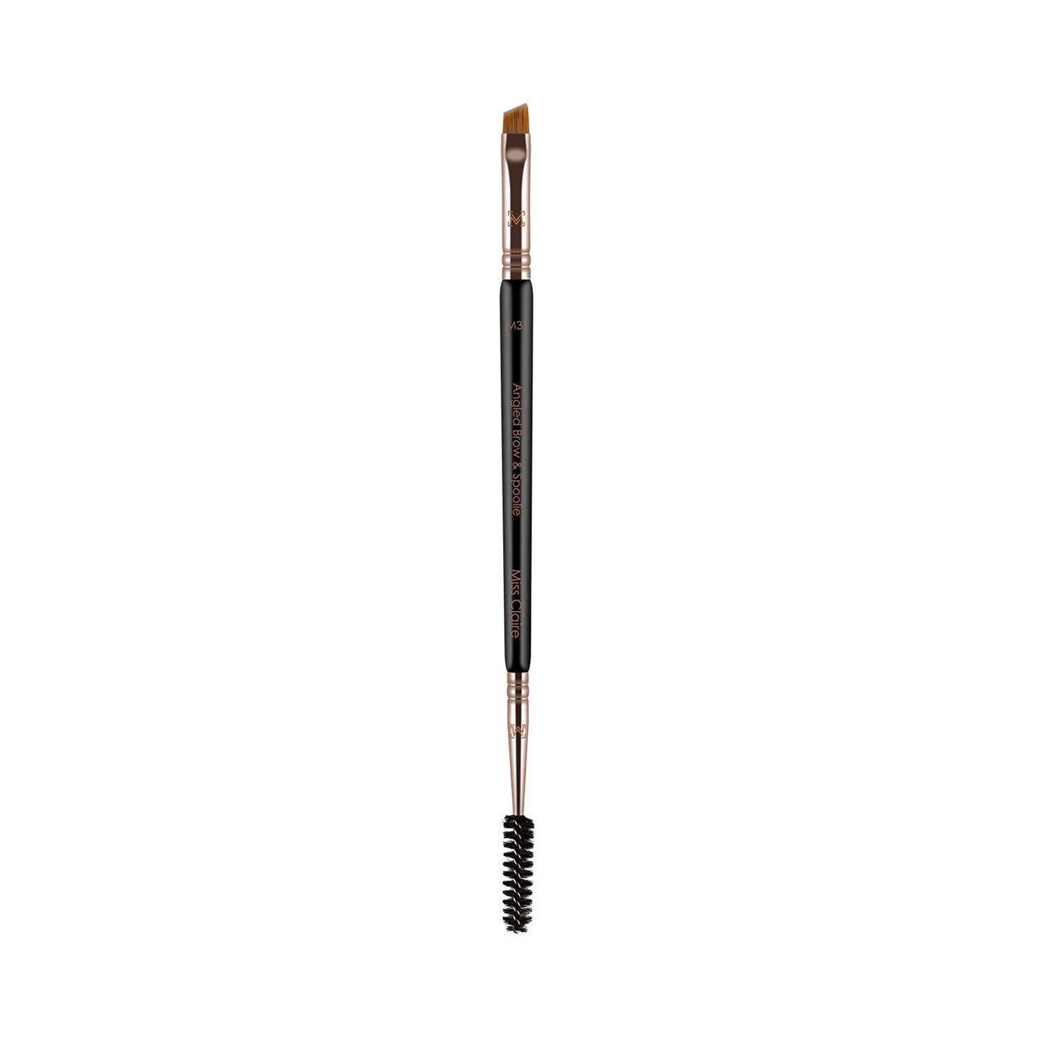 Miss Claire | Miss Claire M31 Angled Brow & Spoolie Brush - Rose Gold