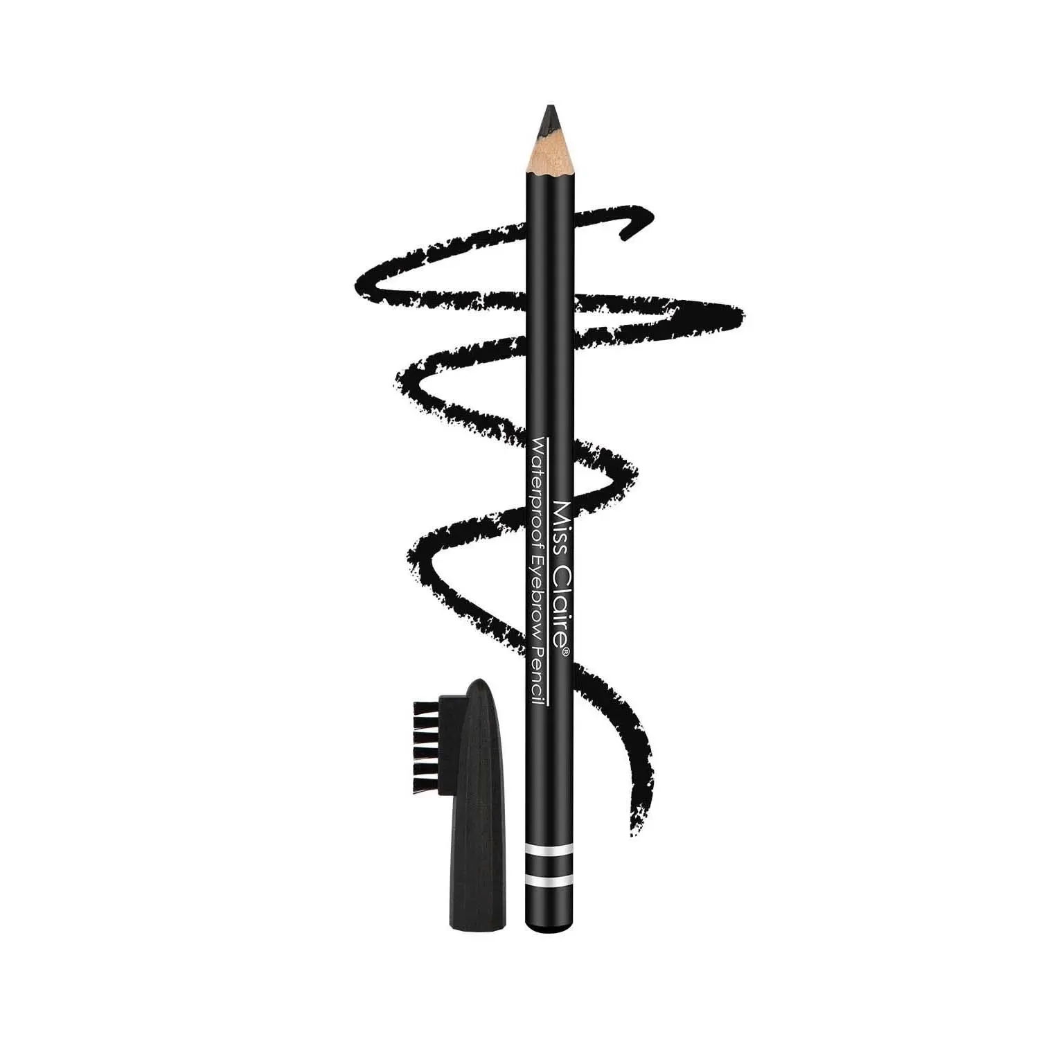 Miss Claire Waterproof Eyebrow Pencil - 01 Black (1.4g)
