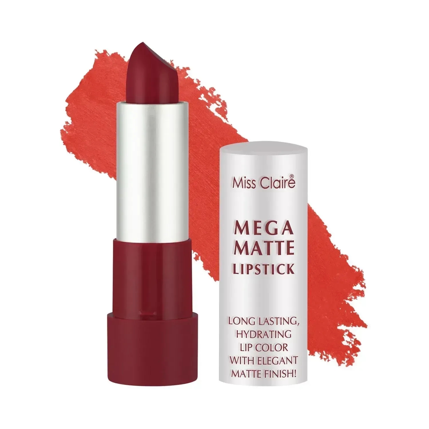 Miss Claire Mega Matte Lipstick - 5 Orange (3.5g)