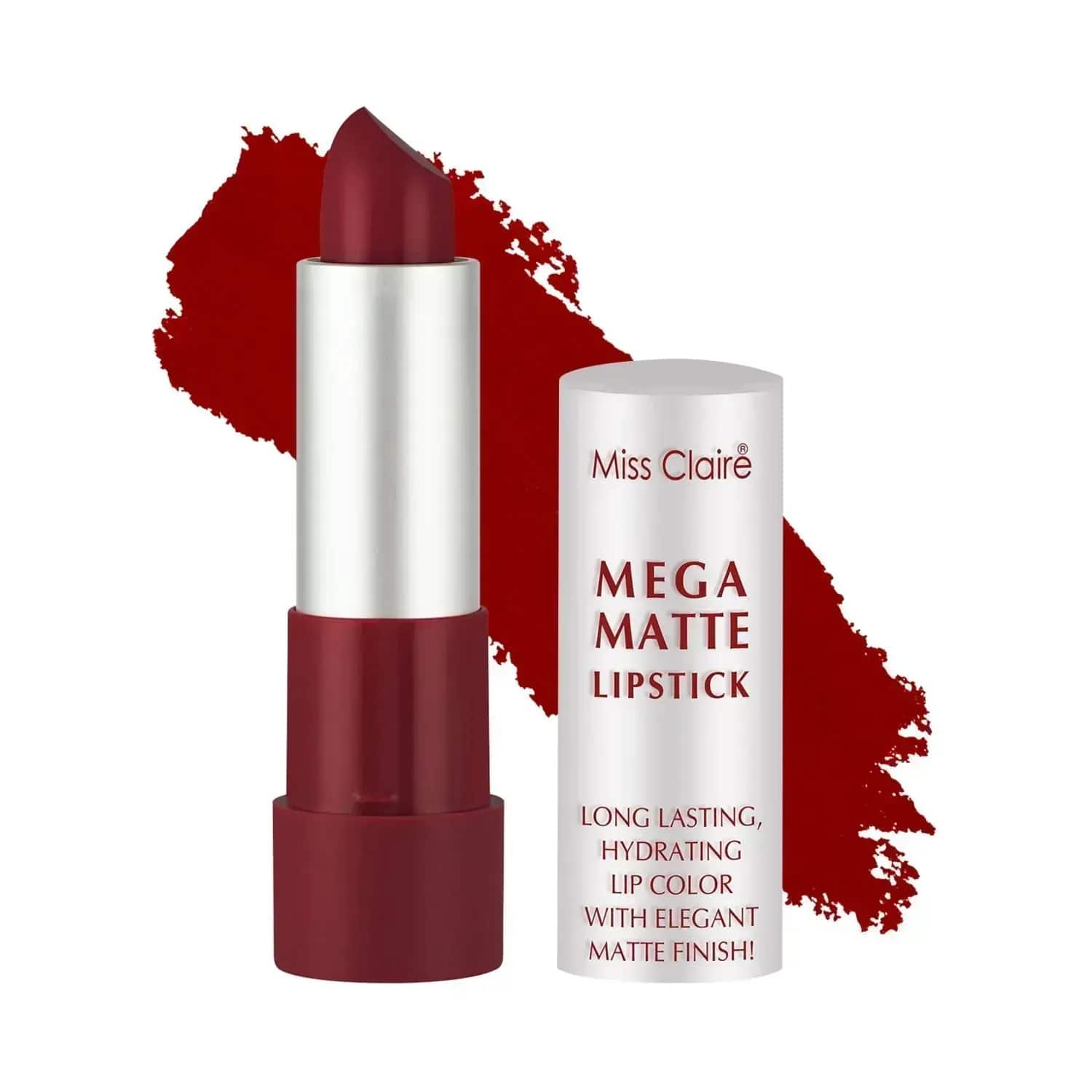 Miss Claire | Miss Claire Mega Matte Lipstick - 6 Maroon (3.5g)