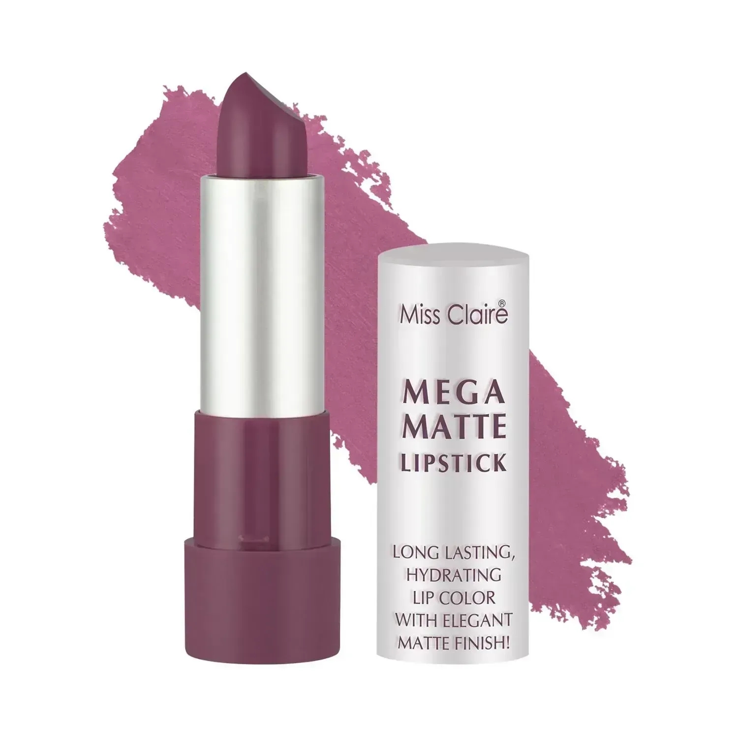 Miss Claire | Miss Claire Mega Matte Lipstick - 9 Purple (3.5g)