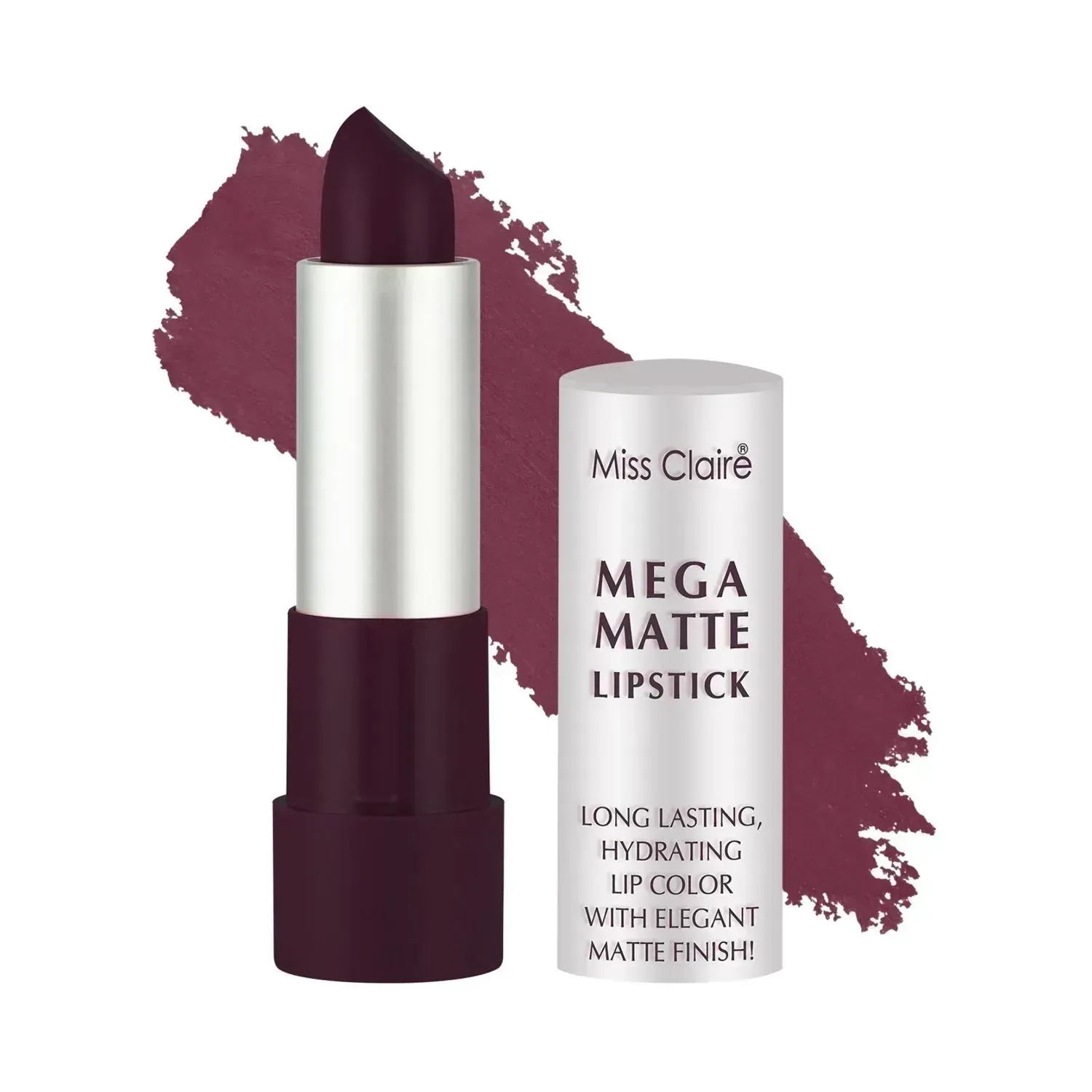 Miss Claire | Miss Claire Mega Matte Lipstick - 20 Purple (3.5g)