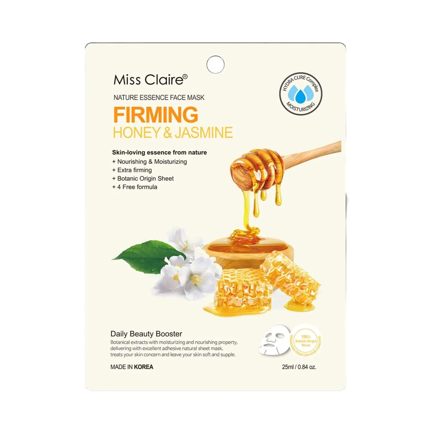 Miss Claire | Miss Claire Nature Essence Face Mask - Honey & Jasmine (25ml)