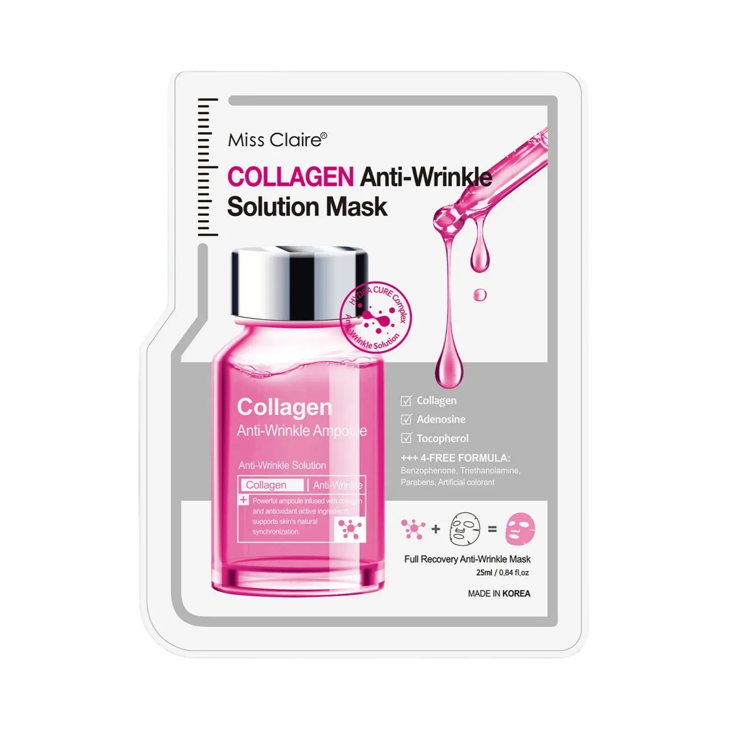Miss Claire Collagen Anti Wrinkle Solution Mask - (25ml)