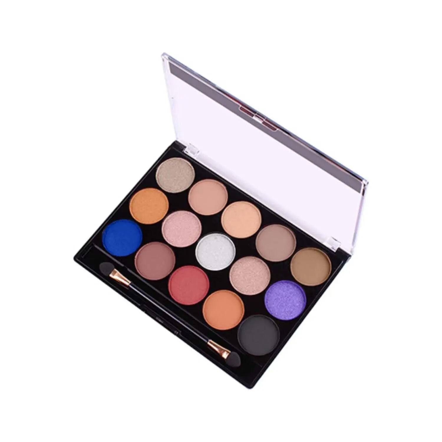 Miss Rose | Miss Rose 15 Color Glitter Eyeshadow Palette 7001 - 077NT 01 (20 g)