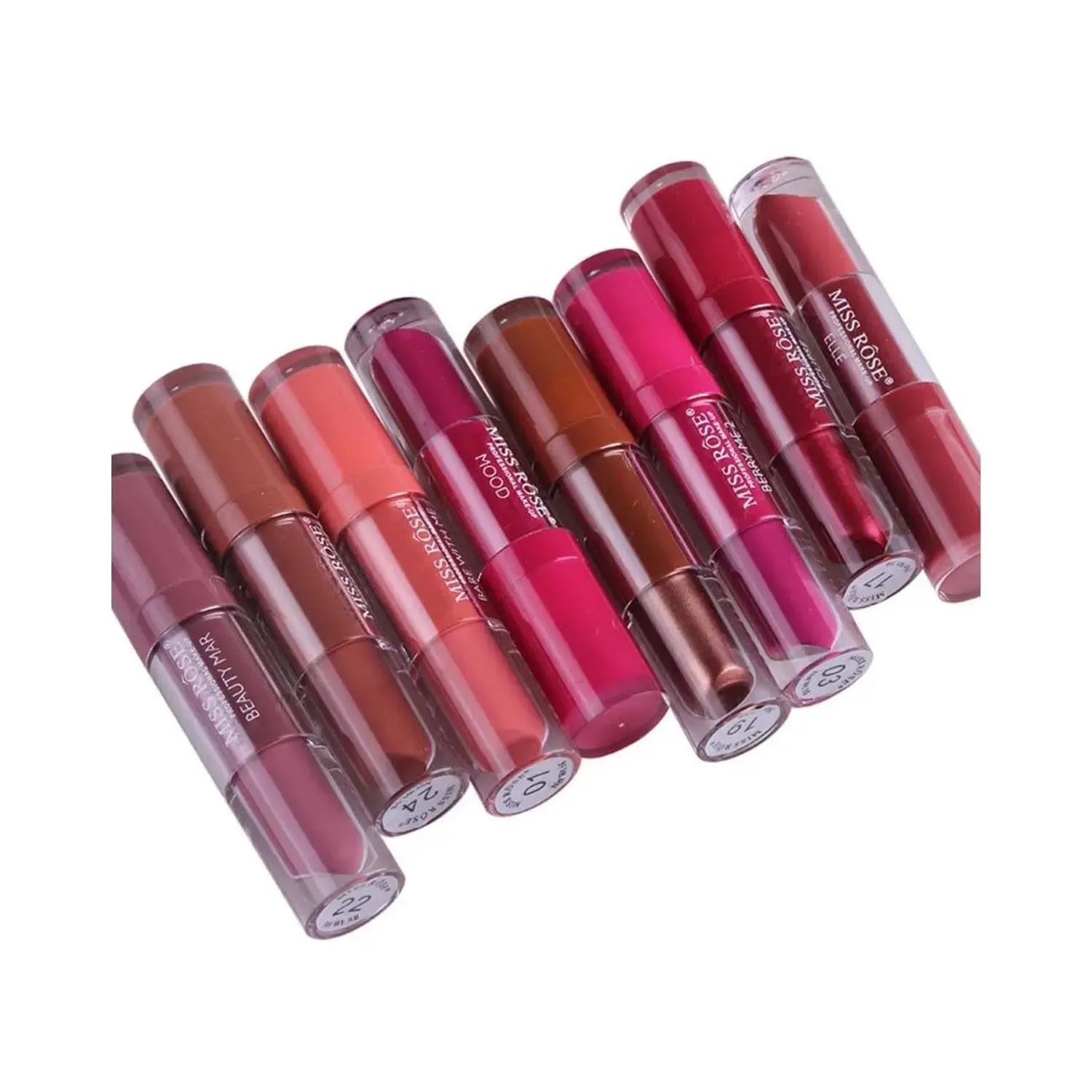 Buy Miss Rose Berry Me Matte Velvet Lipgloss Pigment Colors Nude