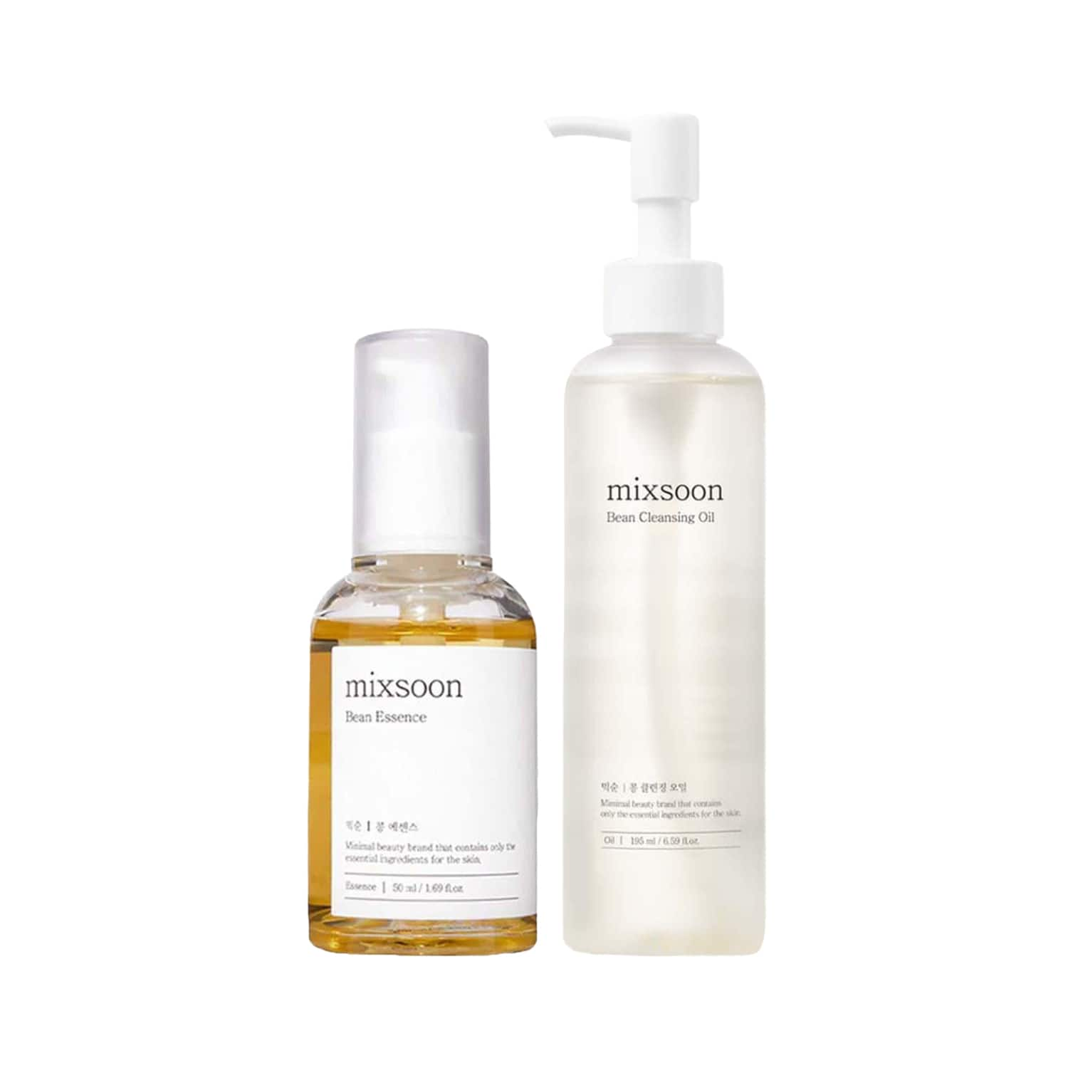 Mixsoon | Mixsoon 2 Step Cleanse and Glow Combo - Essence + Cleansing Oil