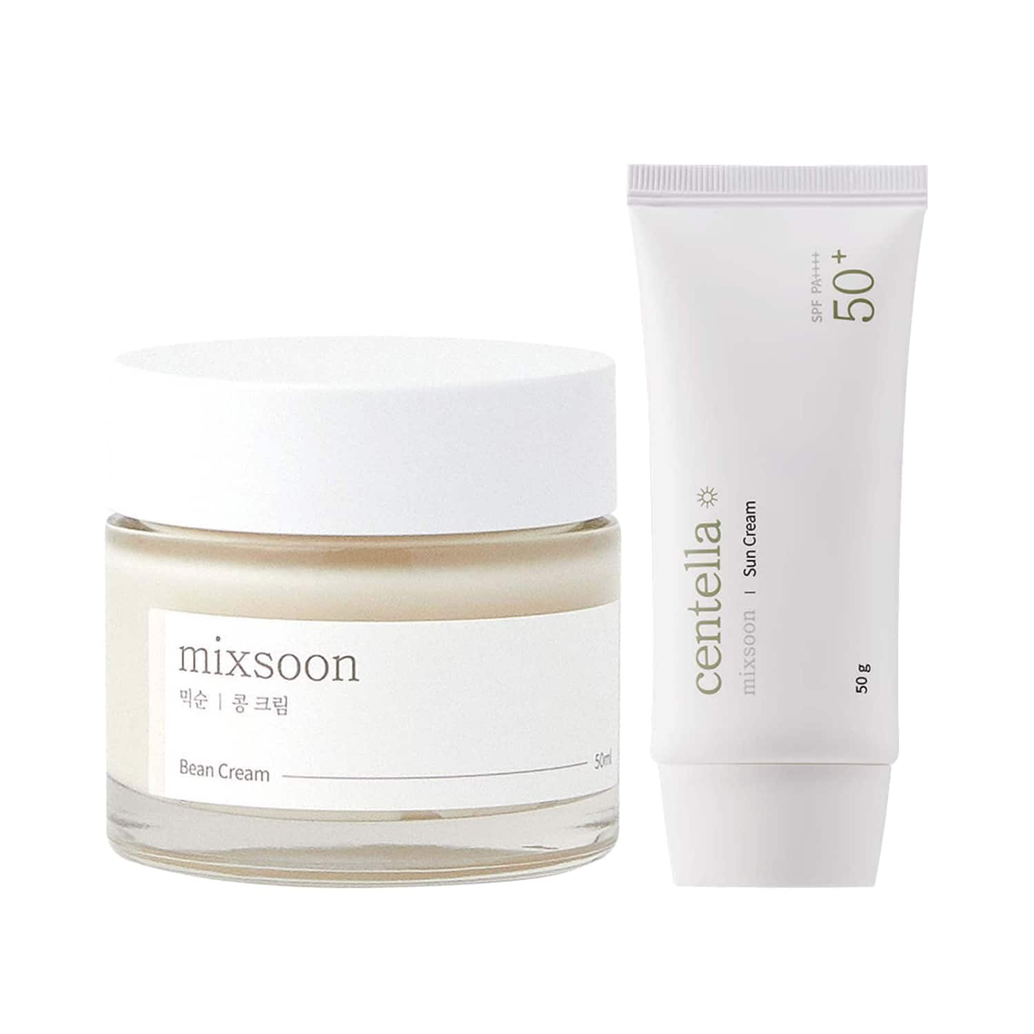 Mixsoon | Mixsoon Hydrate & Protect Combo - Sun Cream + Bean Cream