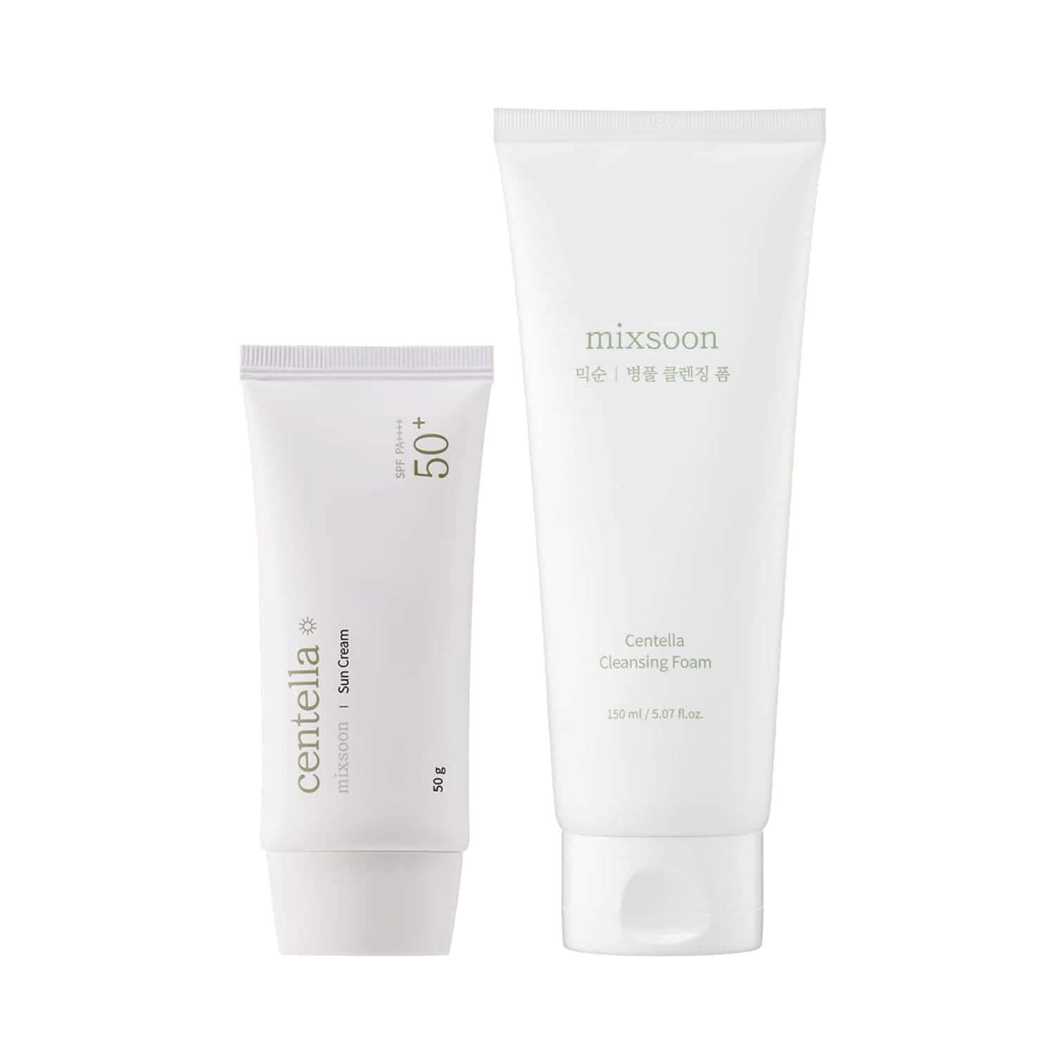 Mixsoon | Mixsoon Cleanse and Protect Combo - Sun Cream + Cleansing Foam