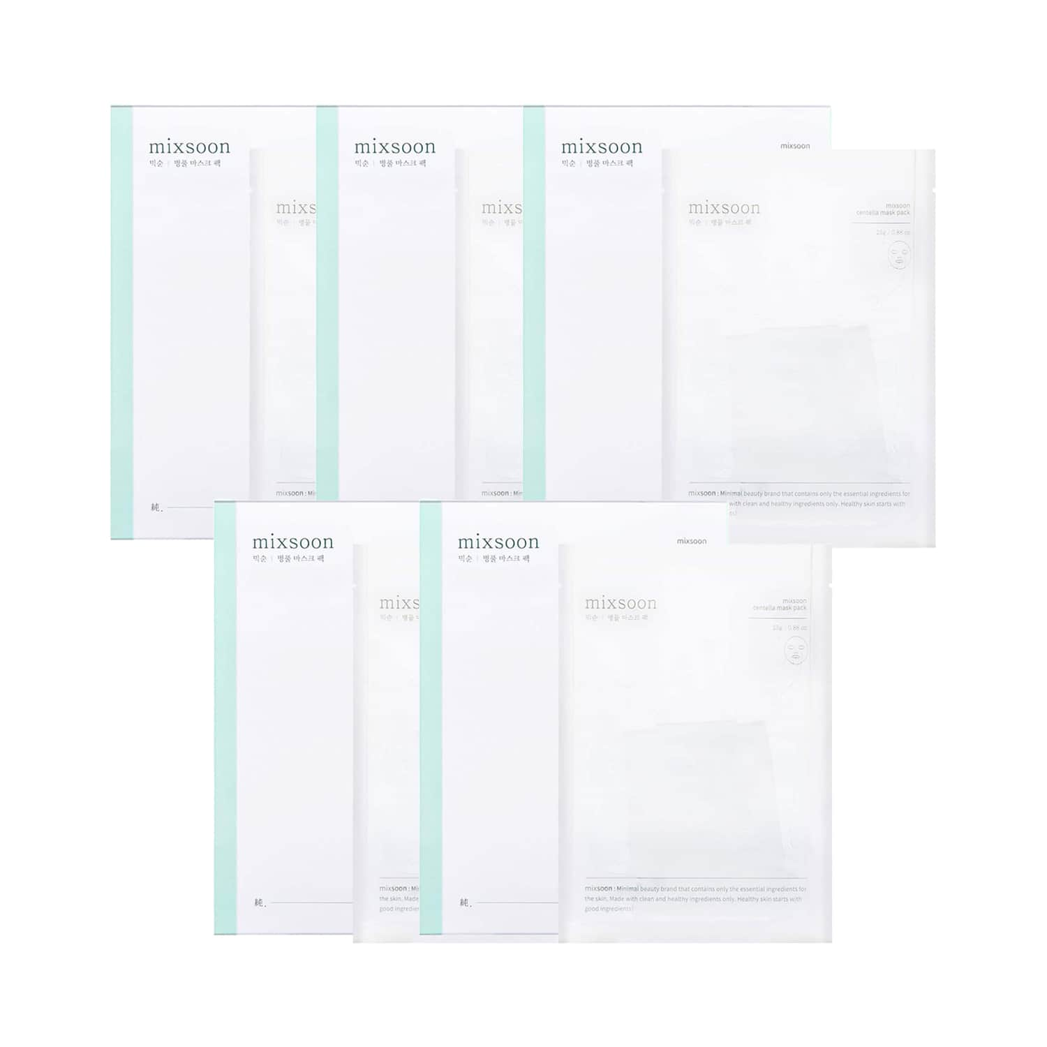 Mixsoon | Mixsoon Centella Intense Hydration Mask Pack of 5 Combo