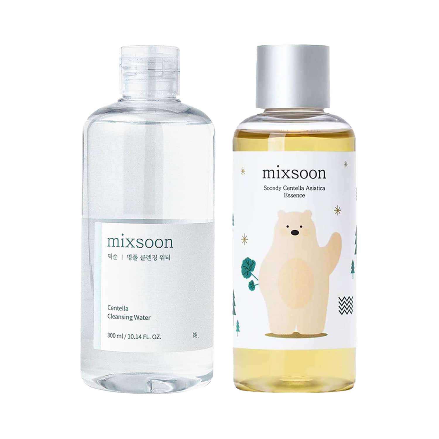 Mixsoon | Mixsoon Calm & Clear Duo – Centella Cleansing Water & Soondy Essence for Sensitive Skin Combo