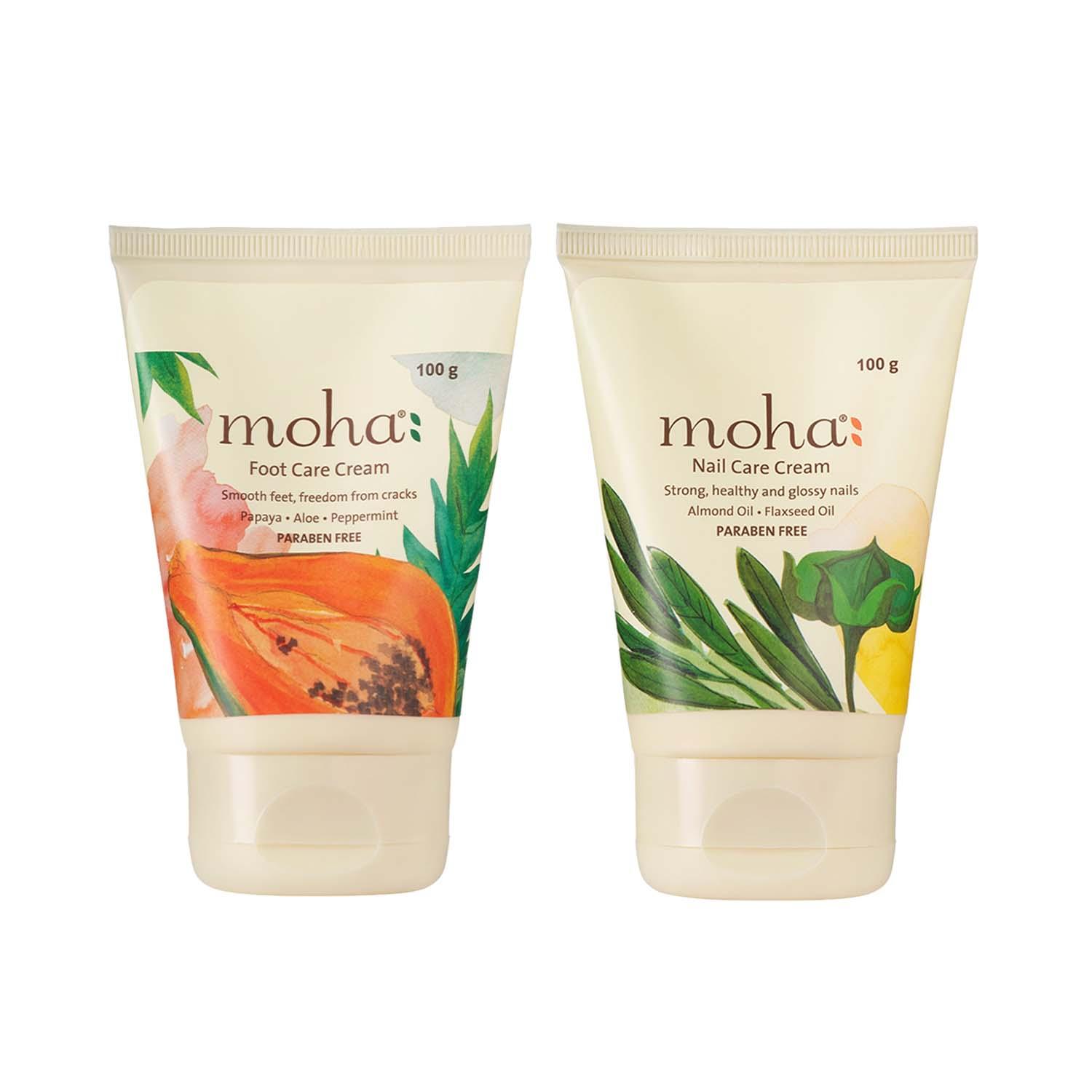 Moha | Moha Foot Care Cream & Nail Care Cream Combo (100 g + 100 g)